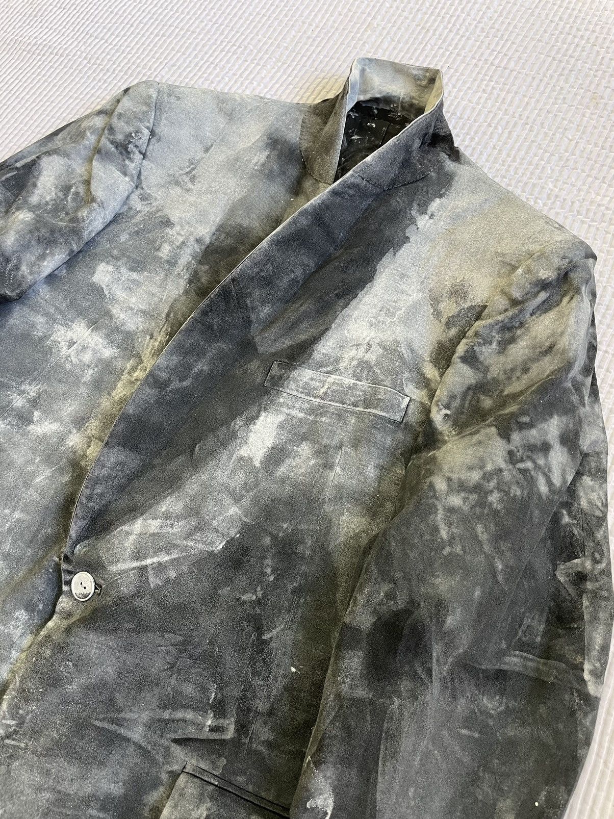 Handmade Painted Tuxedo Jacket Size 40R - 9 Thumbnail