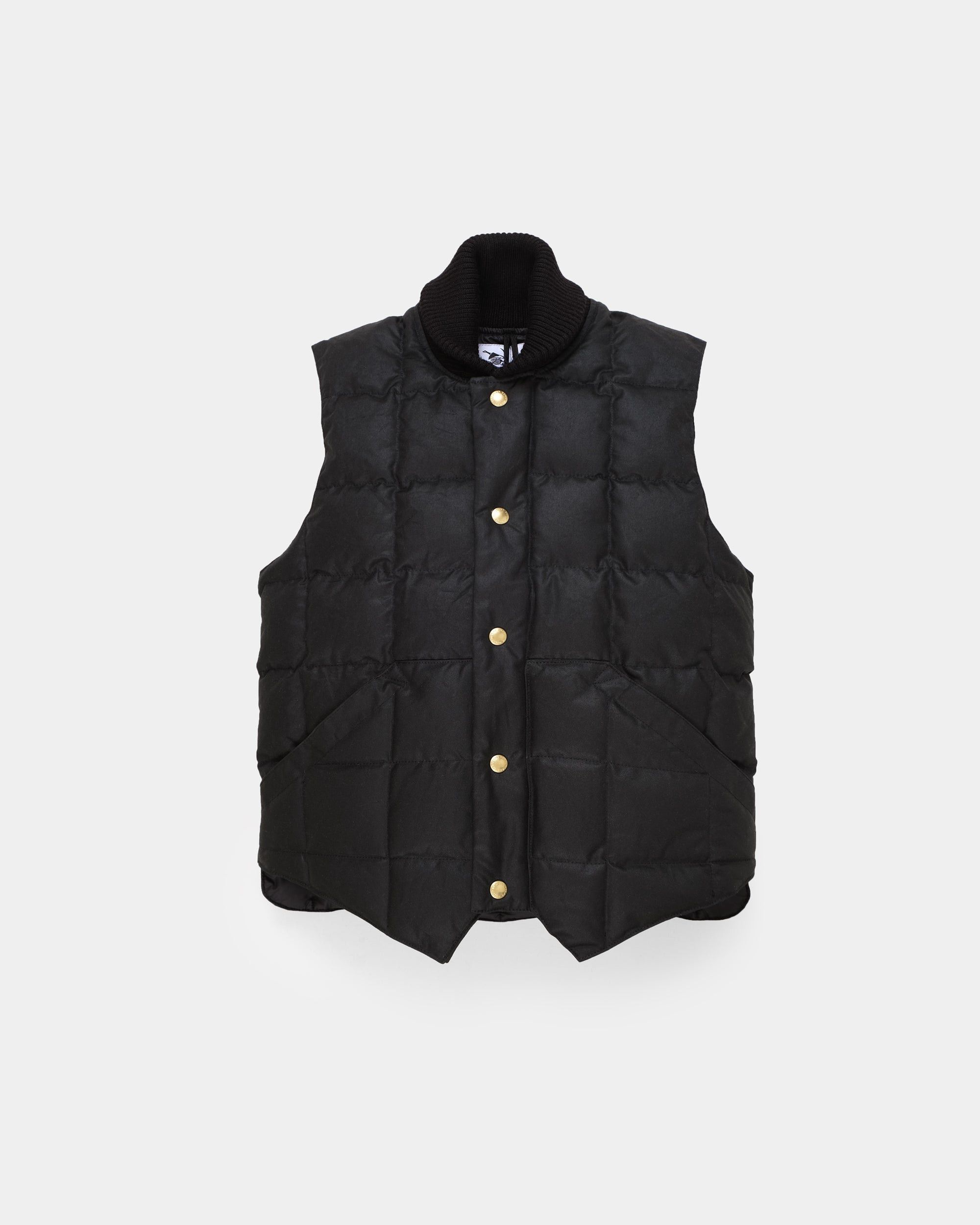 Crescent Down Works NXNW BOX QUILT VEST – WAXED COTTON - LIMITED EDITION Size US S / EU 44-46 / 1 - 1 Thumbnail