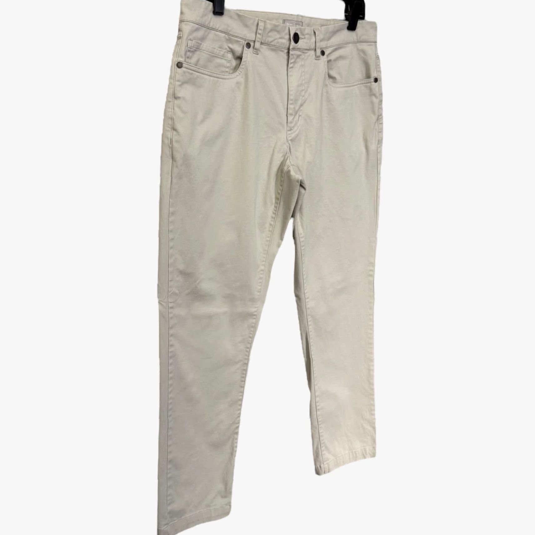 Vintage HICKEY FREEMAN Chino Pants Beige Men's Size 32 Regular Slim-Straight Fit Cotton Blend 5-Pocket Stretch Size US 32 / EU 48 - 3 Thumbnail