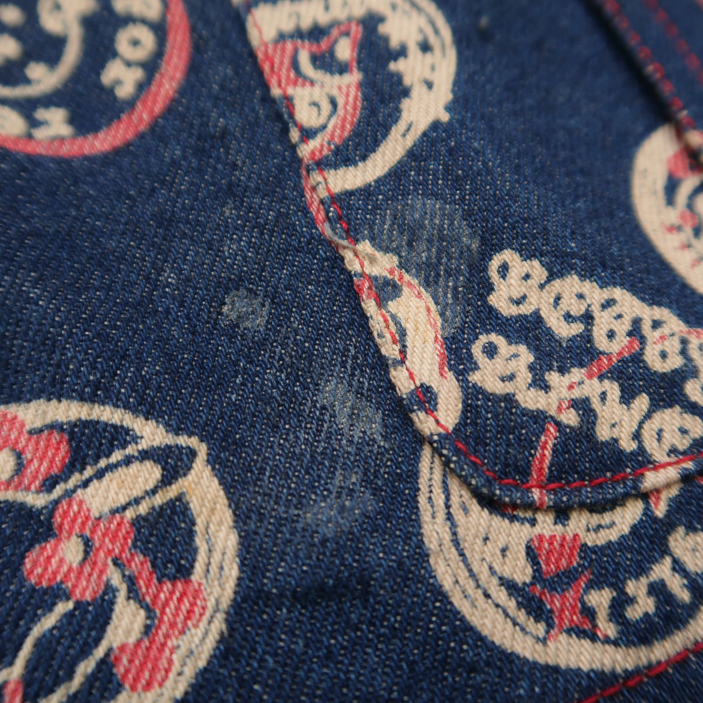 Japanese Brand 1990s Bettys Blue Japan Stamp Psycho Multi Pocket Jacket Size S / US 4 / IT 40 - 16 Thumbnail