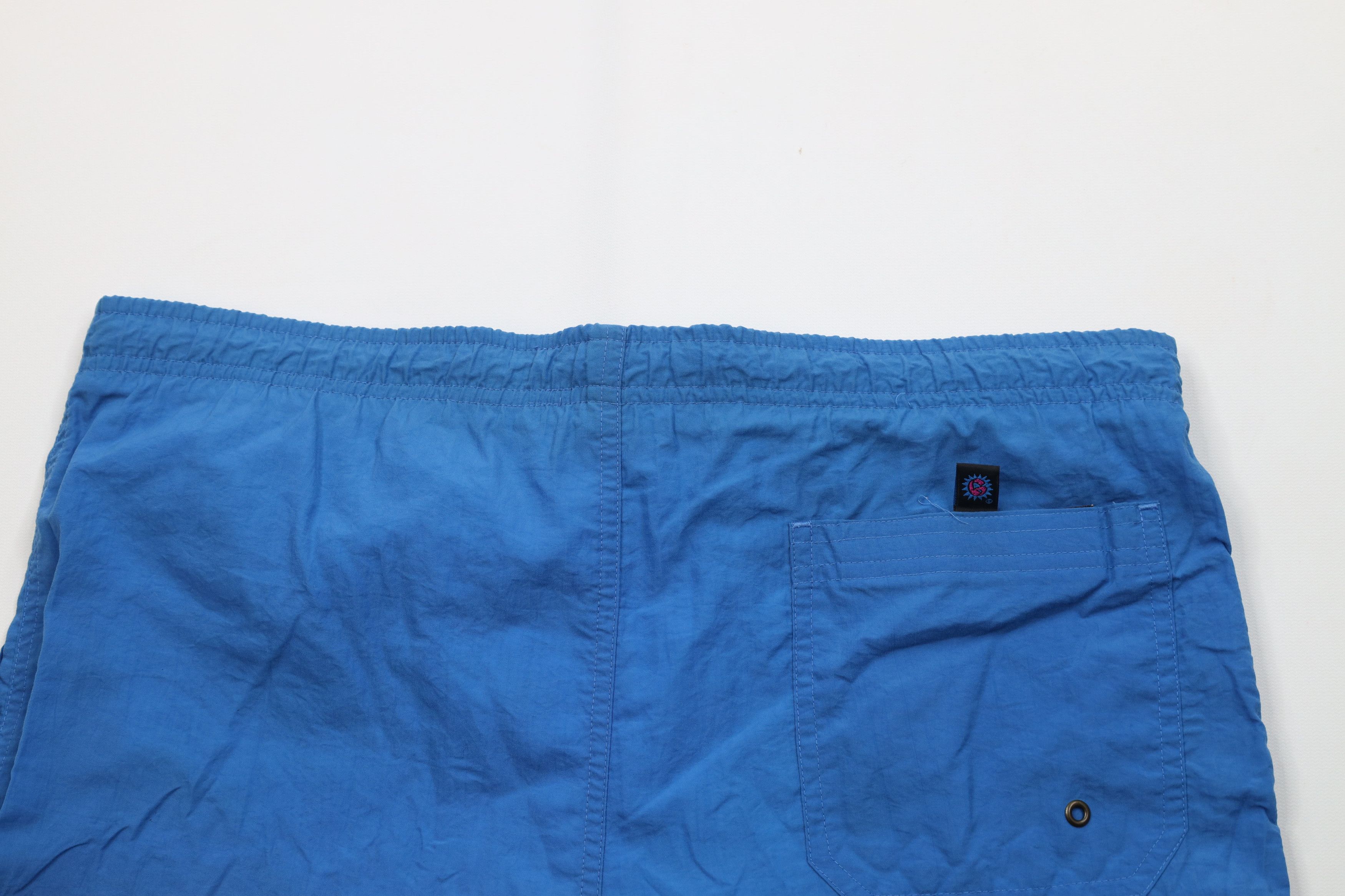 Gotcha Vintage 80s 90s Gotcha Surfing Lined Shorts Swim Trunks Blue Size US 36 / EU 52 - 9 Thumbnail