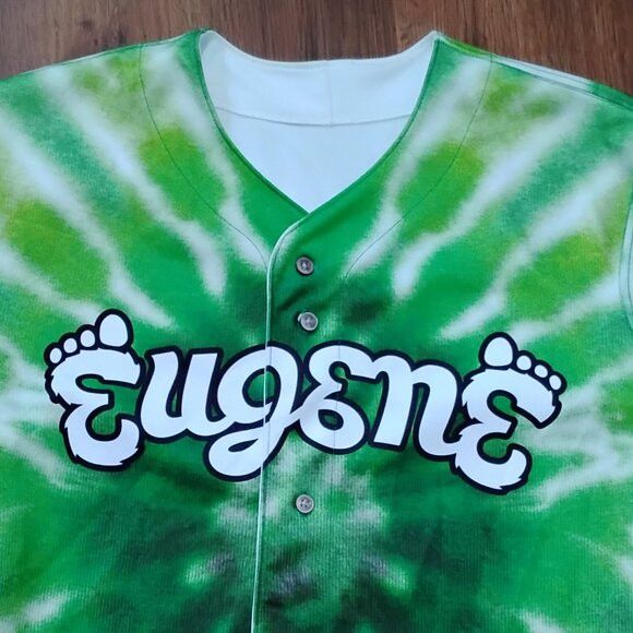 Wilson Wilson Eugene Emeralds Tie Dye Baseball Jersey Size US XL / EU 56 / 4 - 1 Thumbnail