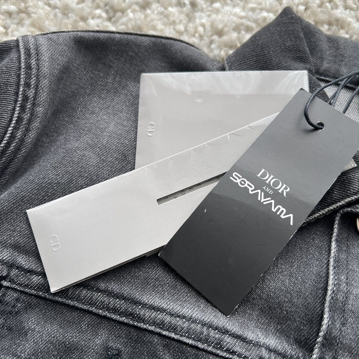 Club Sorayama × Dior christian Dior oblique x sorayama denim jacket black grey 50 Size US M / EU 48-50 / 2 - 10 Thumbnail