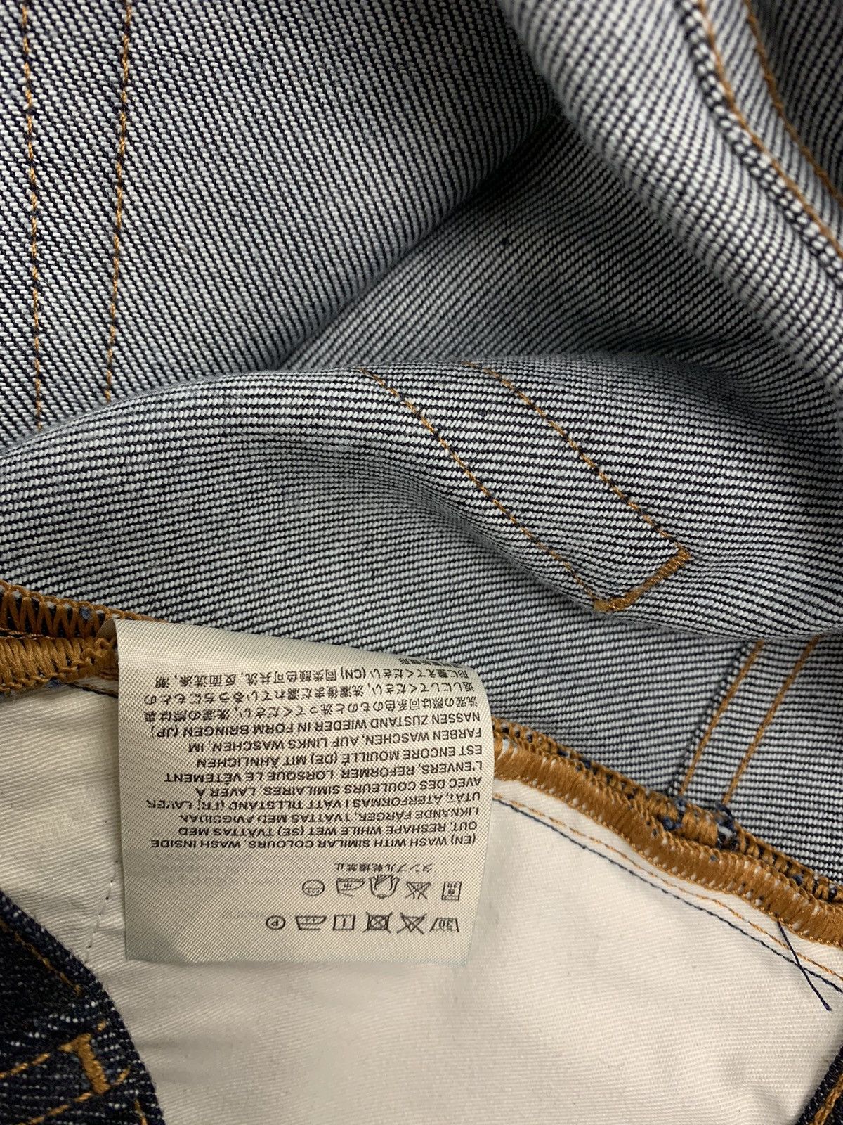 Acne Studios × Designer Acne Studious Regular Fit Navy Jeans Size US 34 / EU 50 - 13 Thumbnail