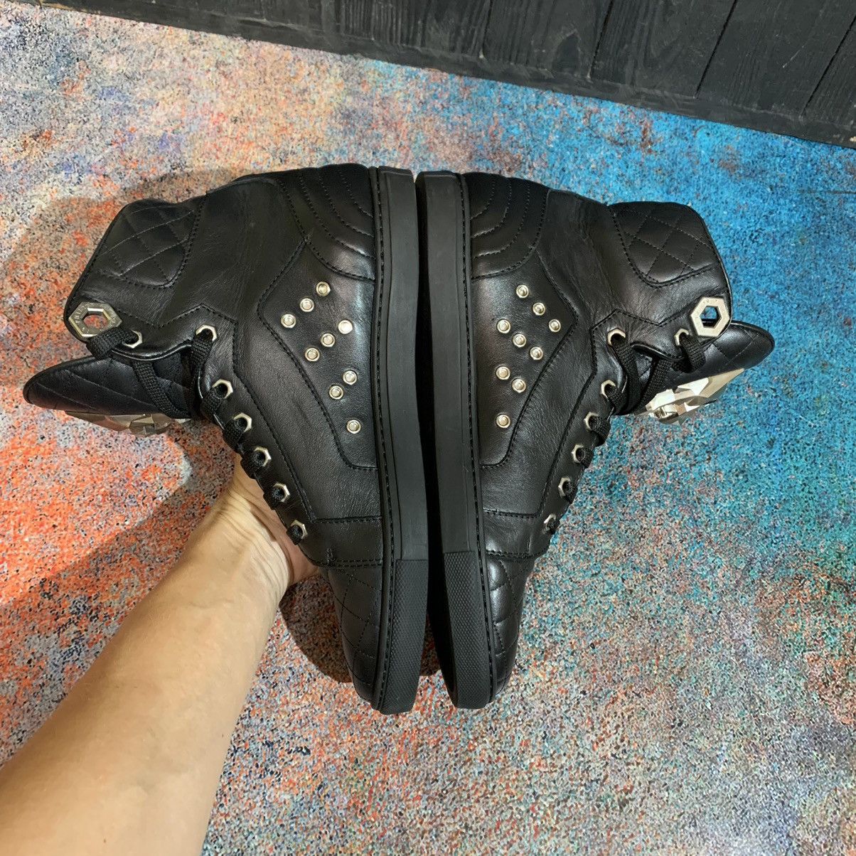 Philipp Plein Philipp Plein Women’s Leather Sneakers Size 38 Size US 8 / IT 38 - 10 Thumbnail