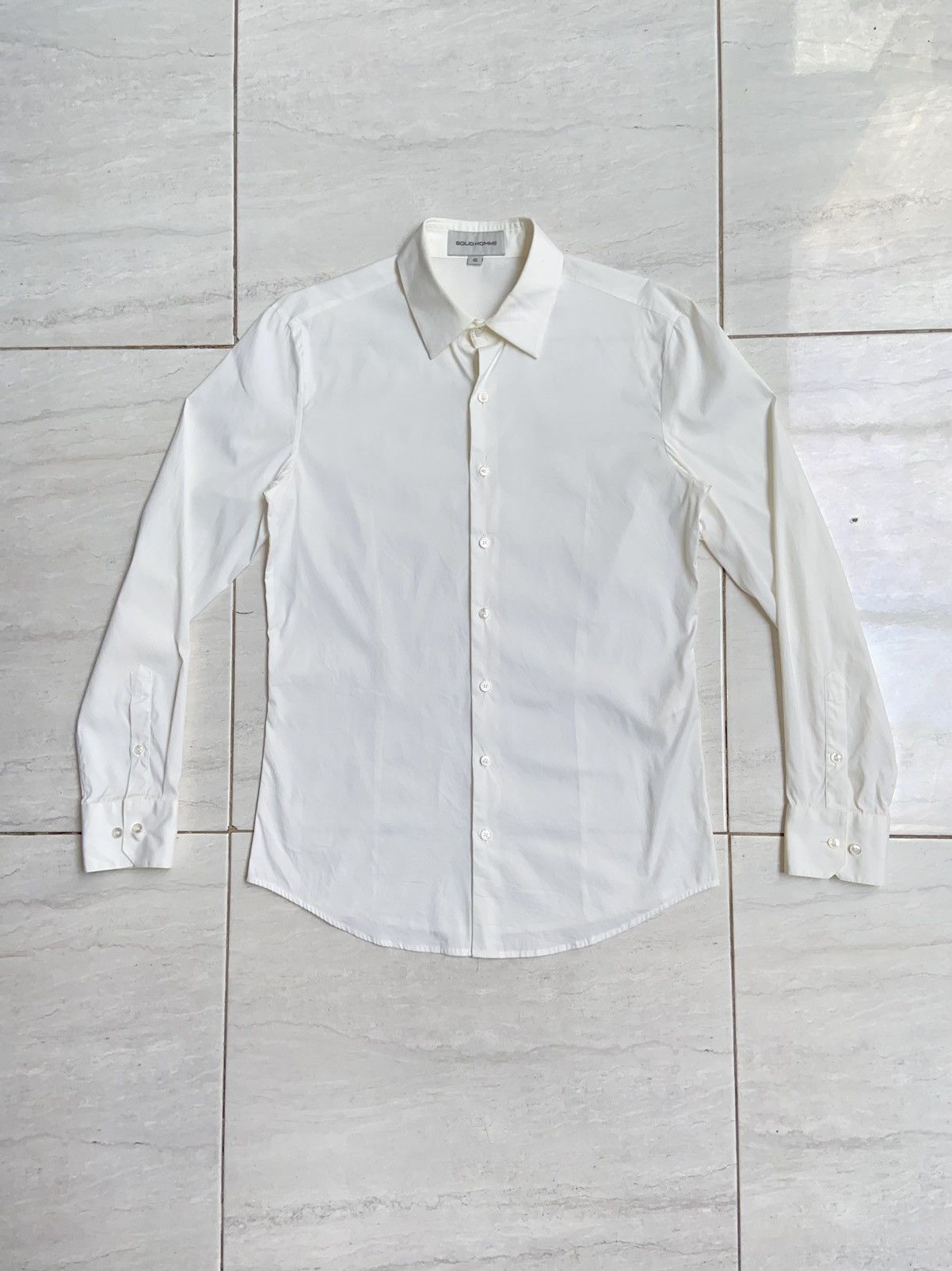 Solid Homme × Wooyoungmi SOLID HOMME White Shirt Size US XS / EU 42 / 0 - 1 Thumbnail