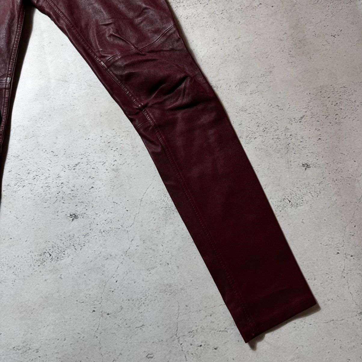 Japanese Brand vintage vampire red leather pants playboy carti style Size 26" / US 2 / IT 38 - 4 Thumbnail