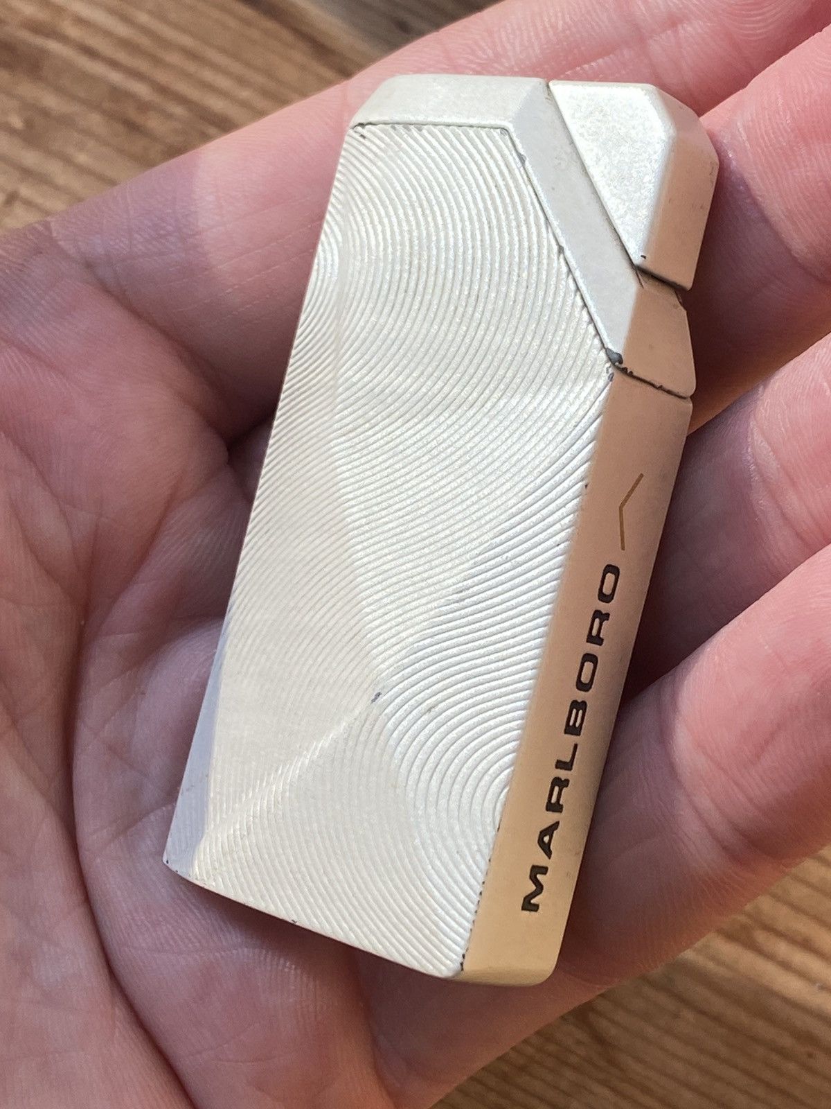 Marlboro × Vintage Marlboro silver lighter 00s racing, Geometric Elegance WORK Size ONE SIZE - 3 Thumbnail