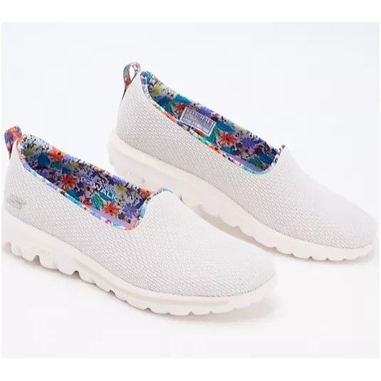 Skechers Skechers GoWalk classic vegan slipons summer blossom natura