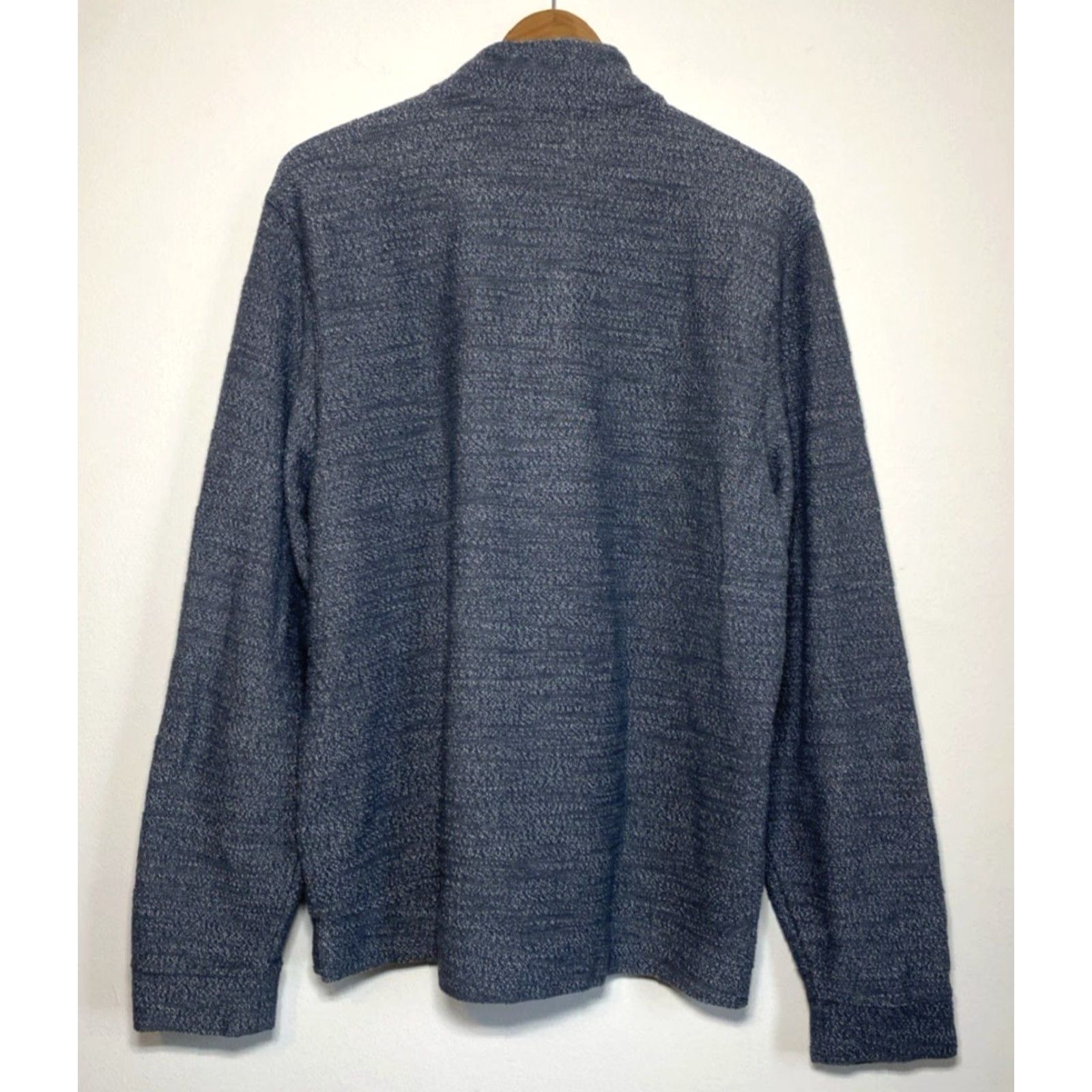Marine Layer MARINE LAYER Men's Clayton Henley Sweatshirt XL Gray Organic Cotton Blend Knit Pullover Button Neckline All Seasons Size US XL / EU 56 / 4 - 3 Thumbnail
