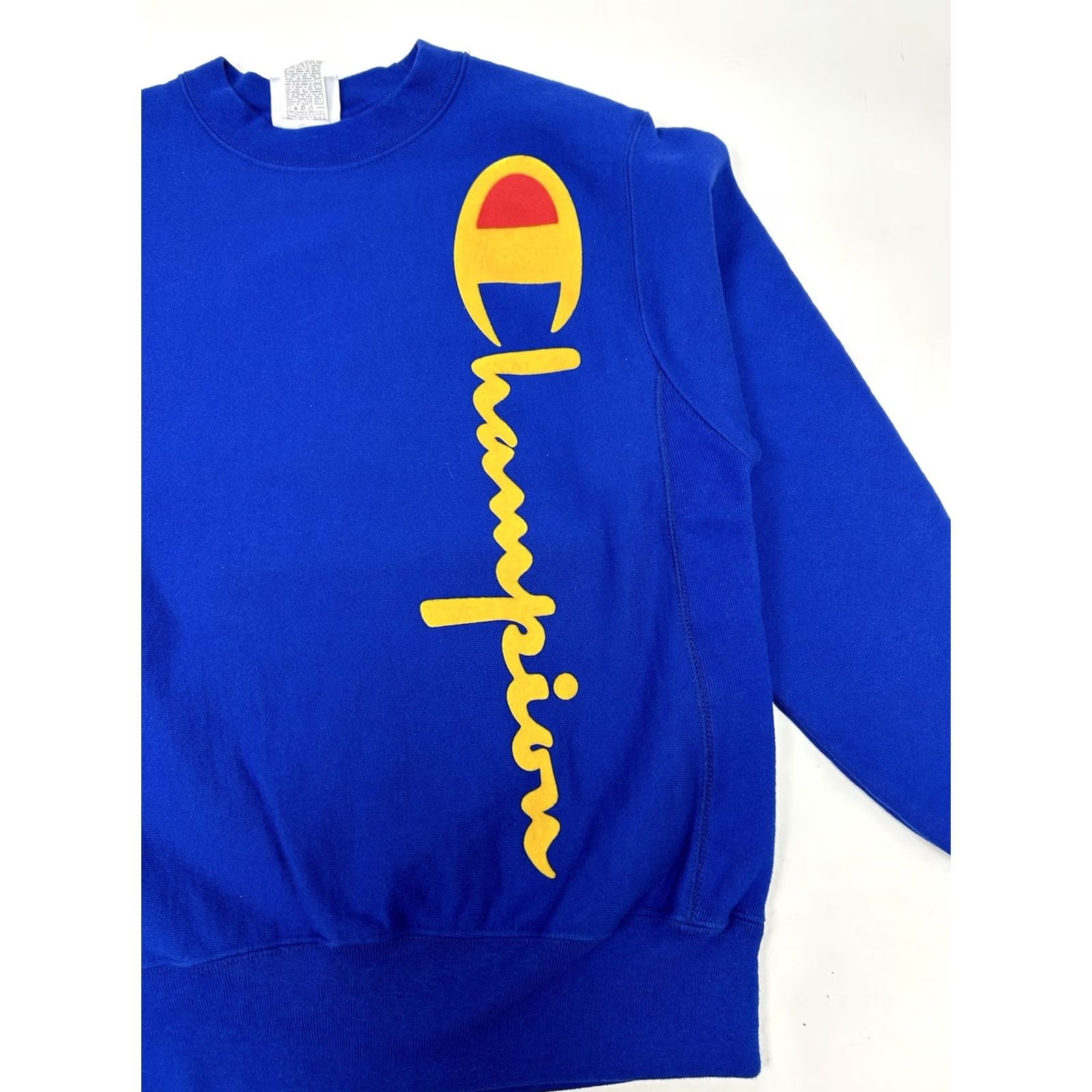 Champion Champion Reverse Weave Sweatshirt Blue Mens Small Script Logo Crewneck Felt Logo Size US S / EU 44-46 / 1 - 2 Thumbnail