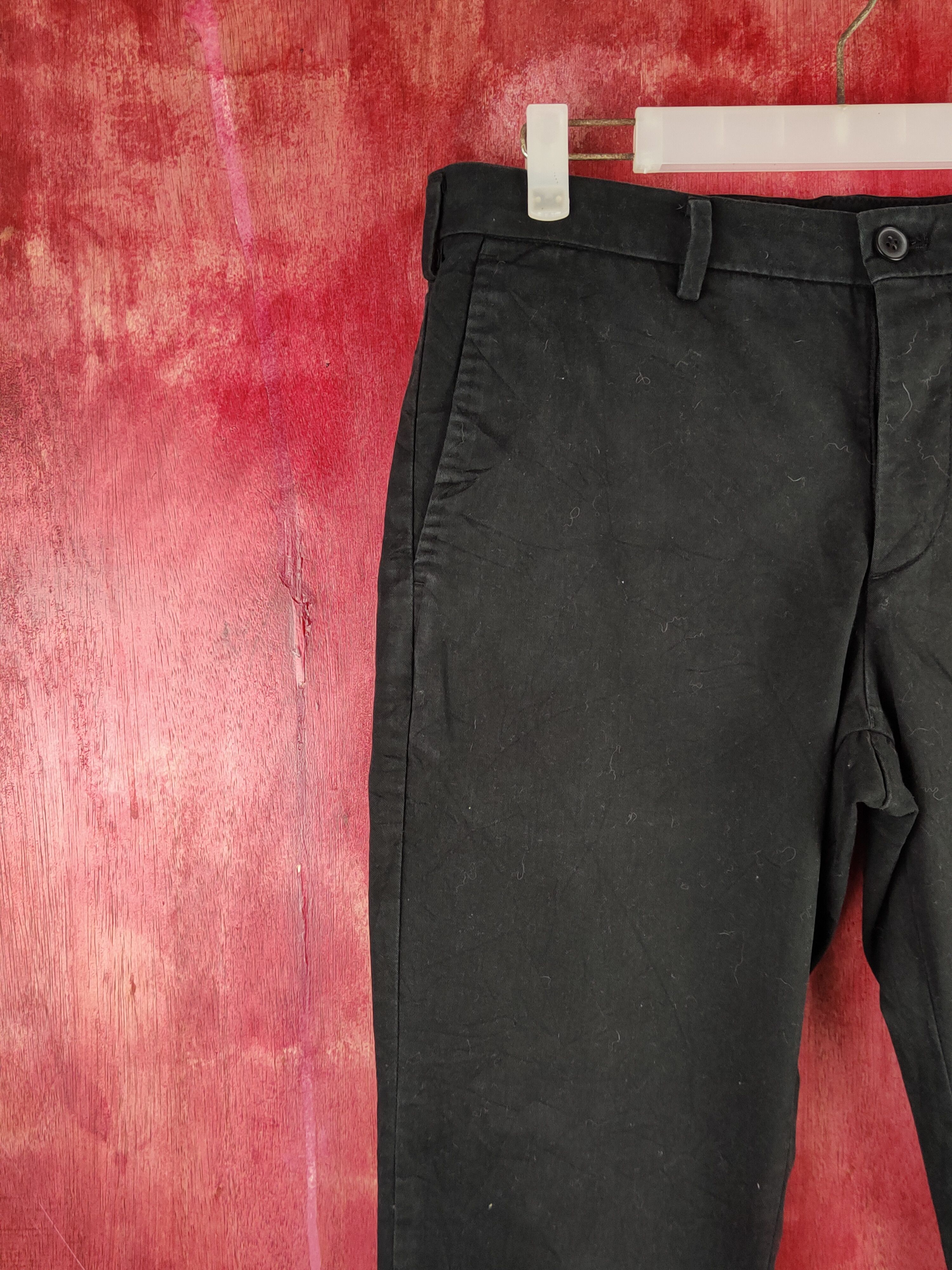 Japanese Brand × Uniqlo Uniqlo Black Multipocket Casual Pants #S1459 Size US 33 - 3 Thumbnail