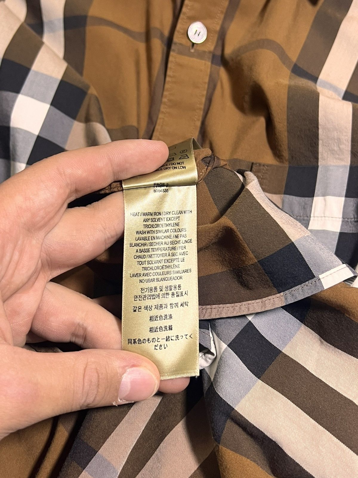 Burberry Burberry London England Shirt Size US L / EU 52-54 / 3 - 11 Thumbnail