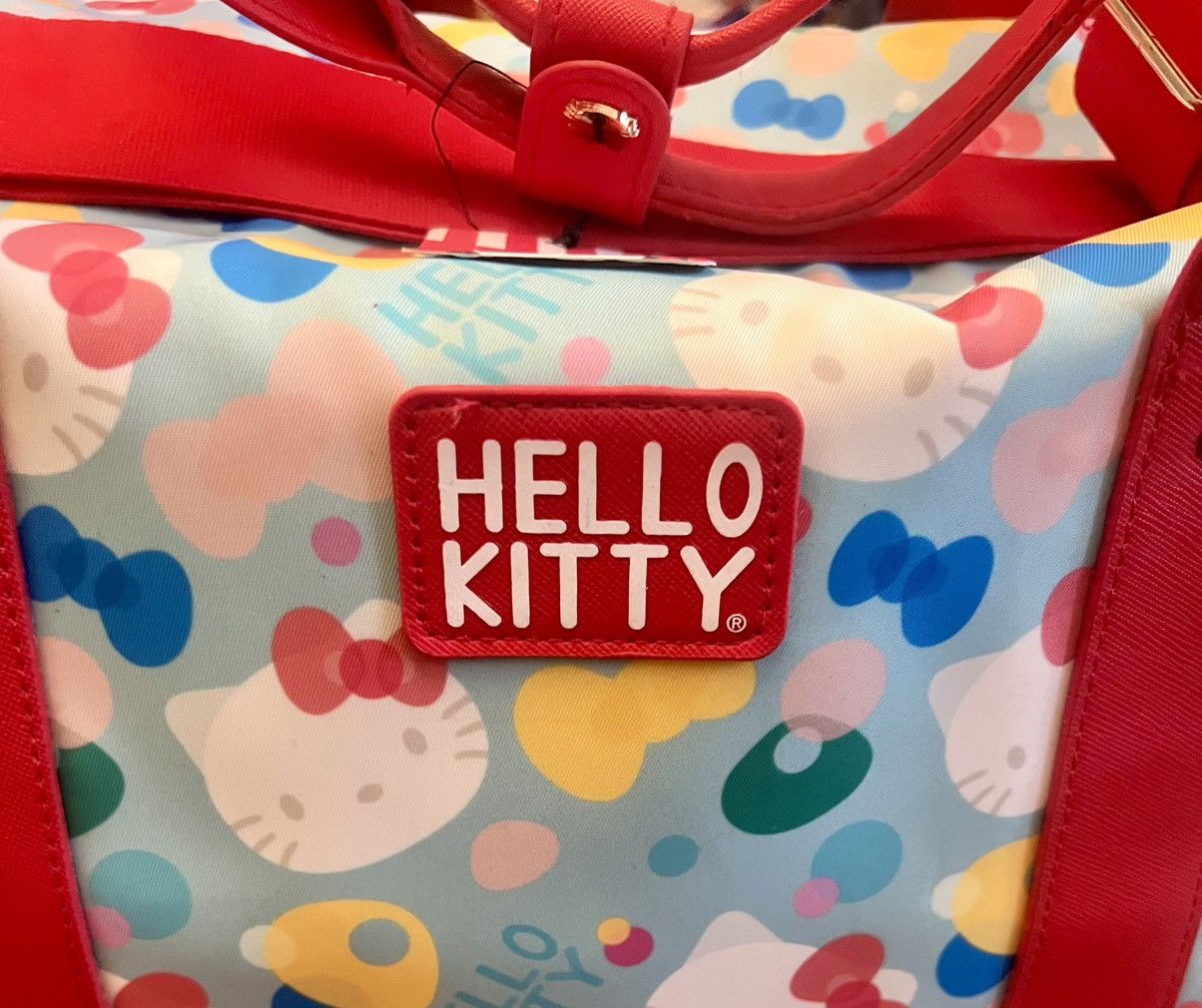 Japanese Brand × Other Authentic Hello Kitty duffle roller travel luggage bag rare Size ONE SIZE - 3 Thumbnail