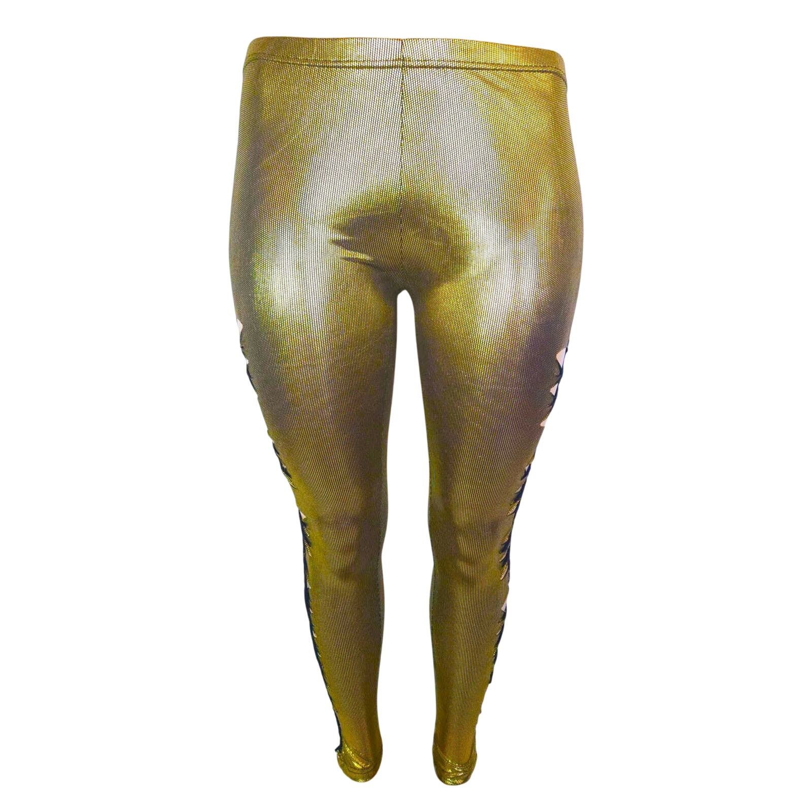 Other SolAura Designs - GOLDEN RADIANCE - 1XL/2XL - Leggings Size 38" / US 16 / IT 52 - 3 Thumbnail