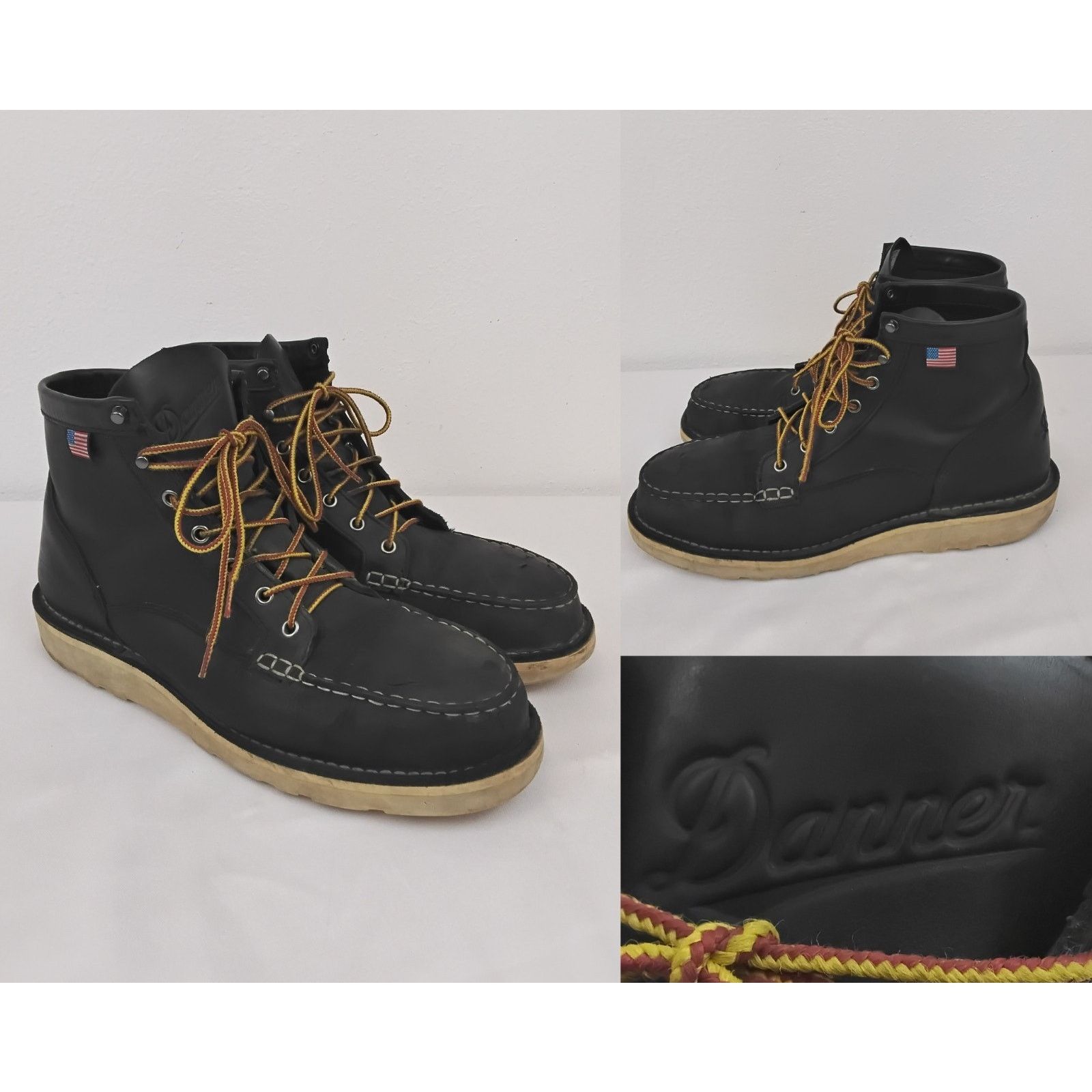 Danner Danner Bull Run Moc Toe Work Boot Men's 11.5 Black Steel Toe Size US 11.5 / EU 44-45 - 1 Thumbnail