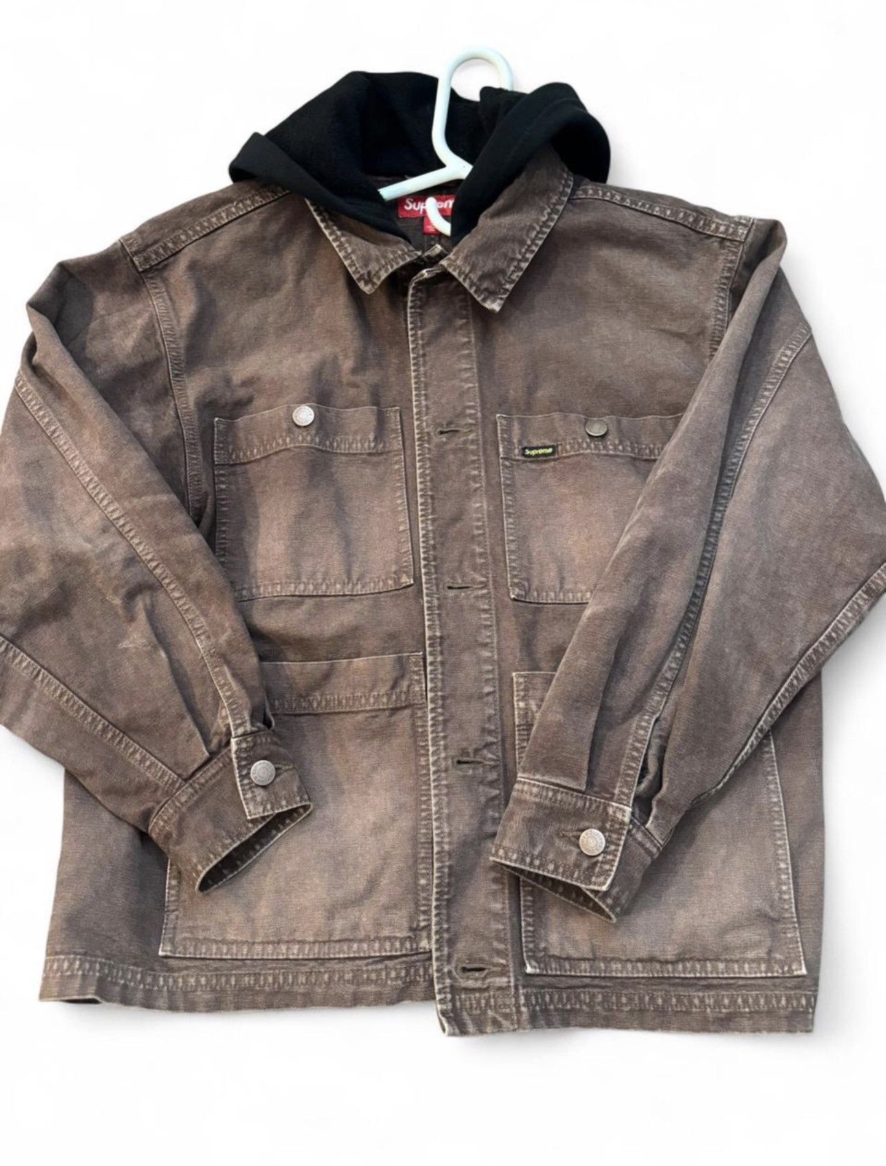 Supreme Worn Hooded Chore Coat Supreme Size US S / EU 44-46 / 1 - 4 Thumbnail