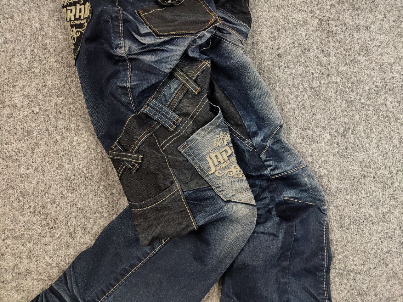 Japanese Brand × Vintage Vintage Japan JapRag By Okusama Zaniki Cargo Jeans Y2K Style Size US 30 / EU 46 - 4 Thumbnail