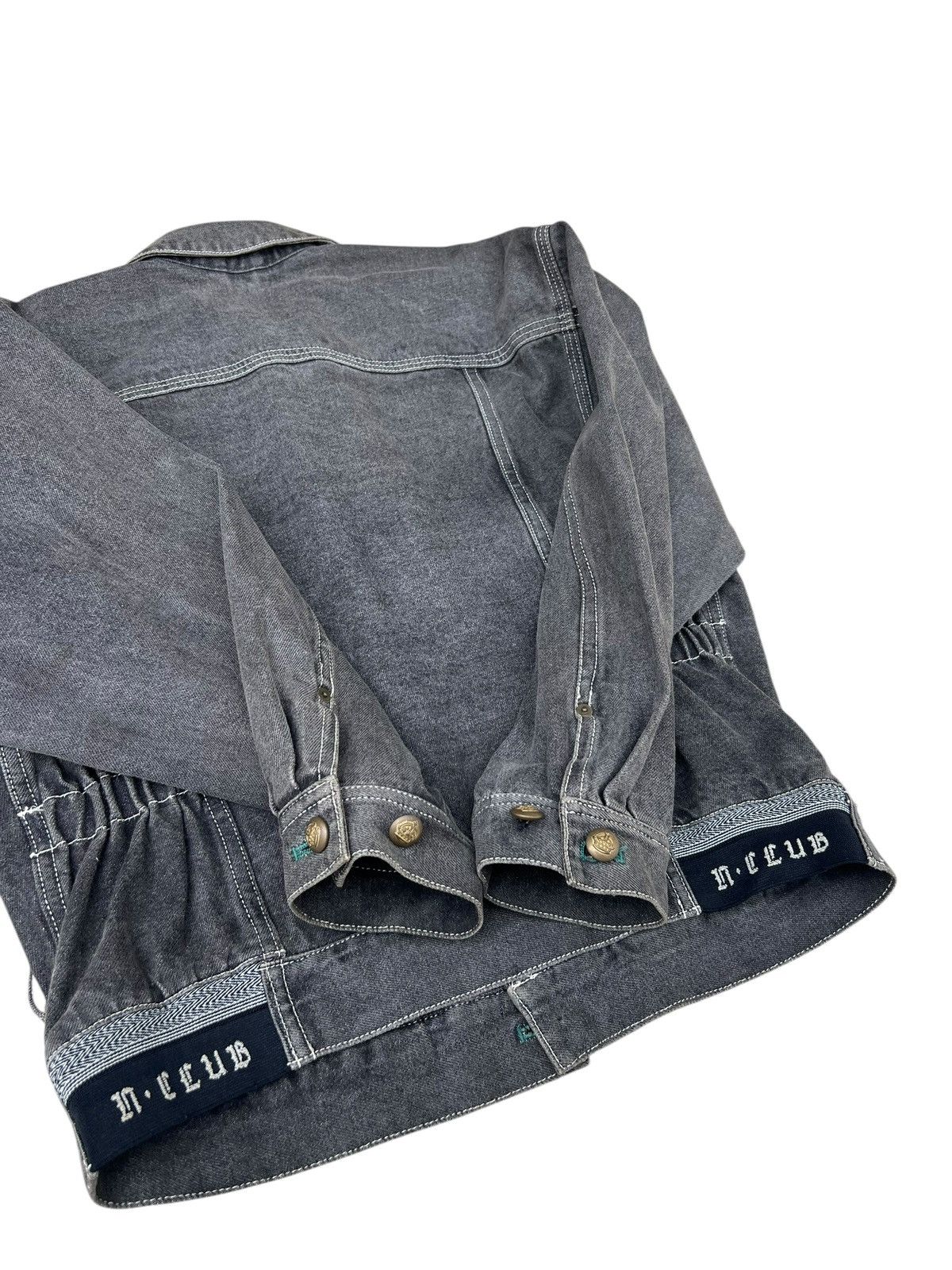 Nicole Club Archive 90s Nicole Club Japan Denim Trucker Jacket Size US M / EU 48-50 / 2 - 15 Thumbnail