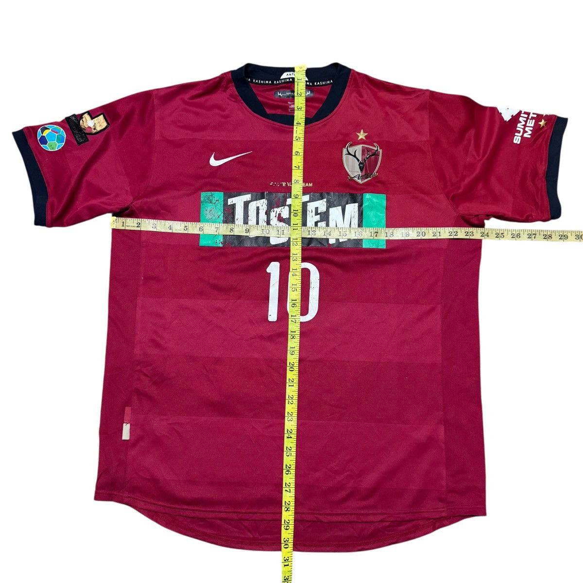 Nike Vintage Kashima Antlers Jersey Motoyama Nike 2010 Size US XL / EU 56 / 4 - 14 Thumbnail