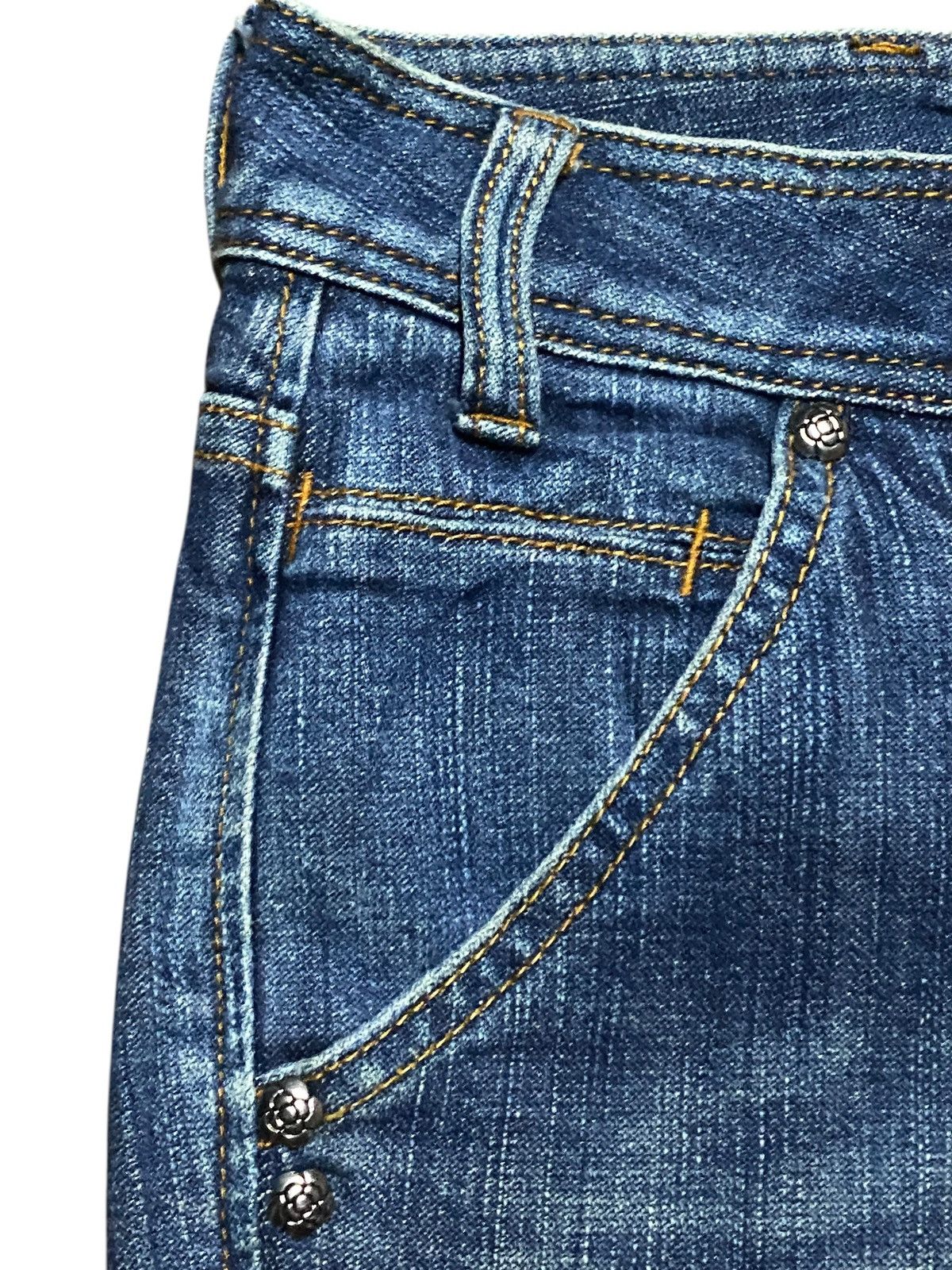 Other Vintage Japan Brand Clathas Flower Button Flare Jeans Size US 30 / EU 46 - 7 Thumbnail