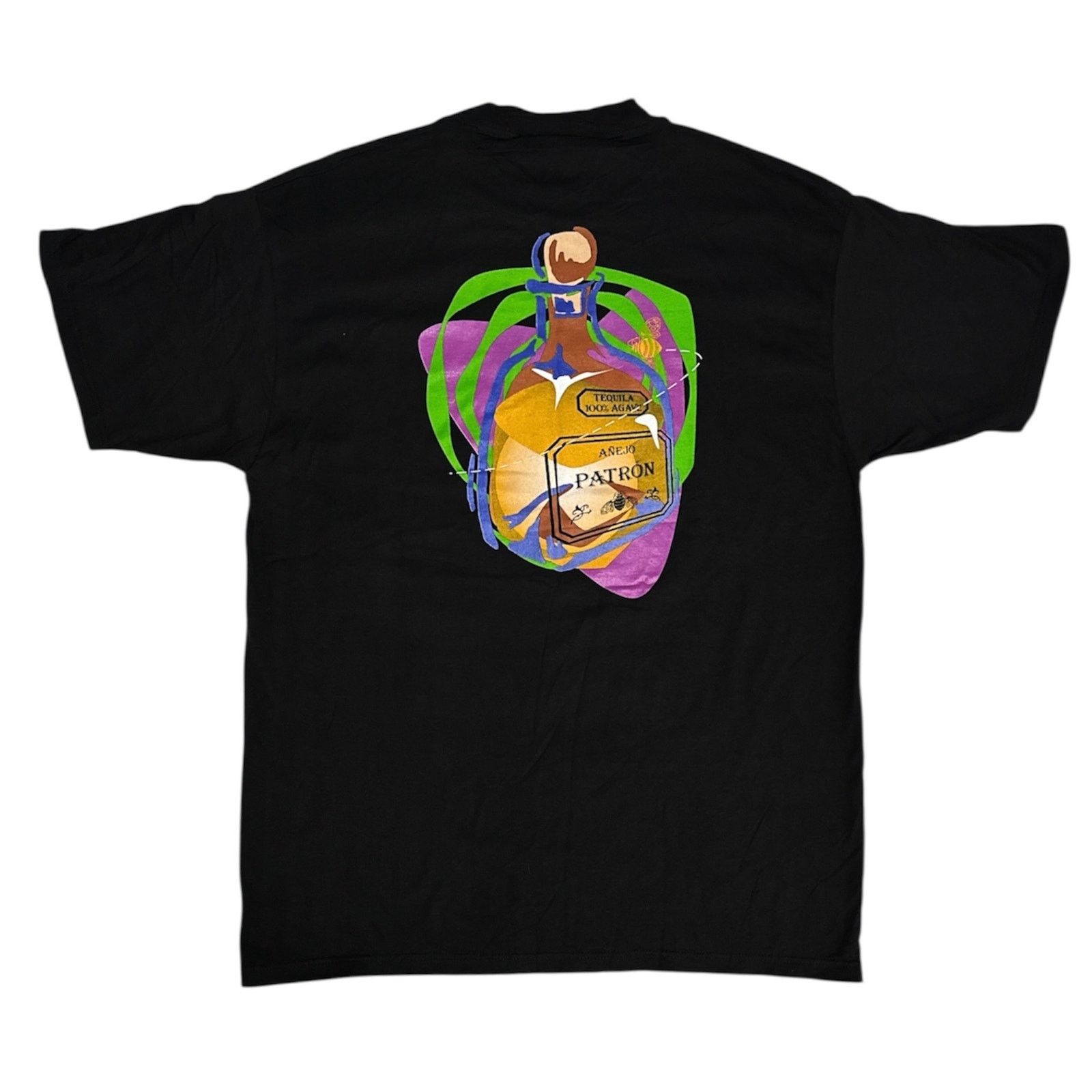 Vintage Vintage Patron Añejo Tequilla Art Tee Size US XL / EU 56 / 4 - 2 Thumbnail