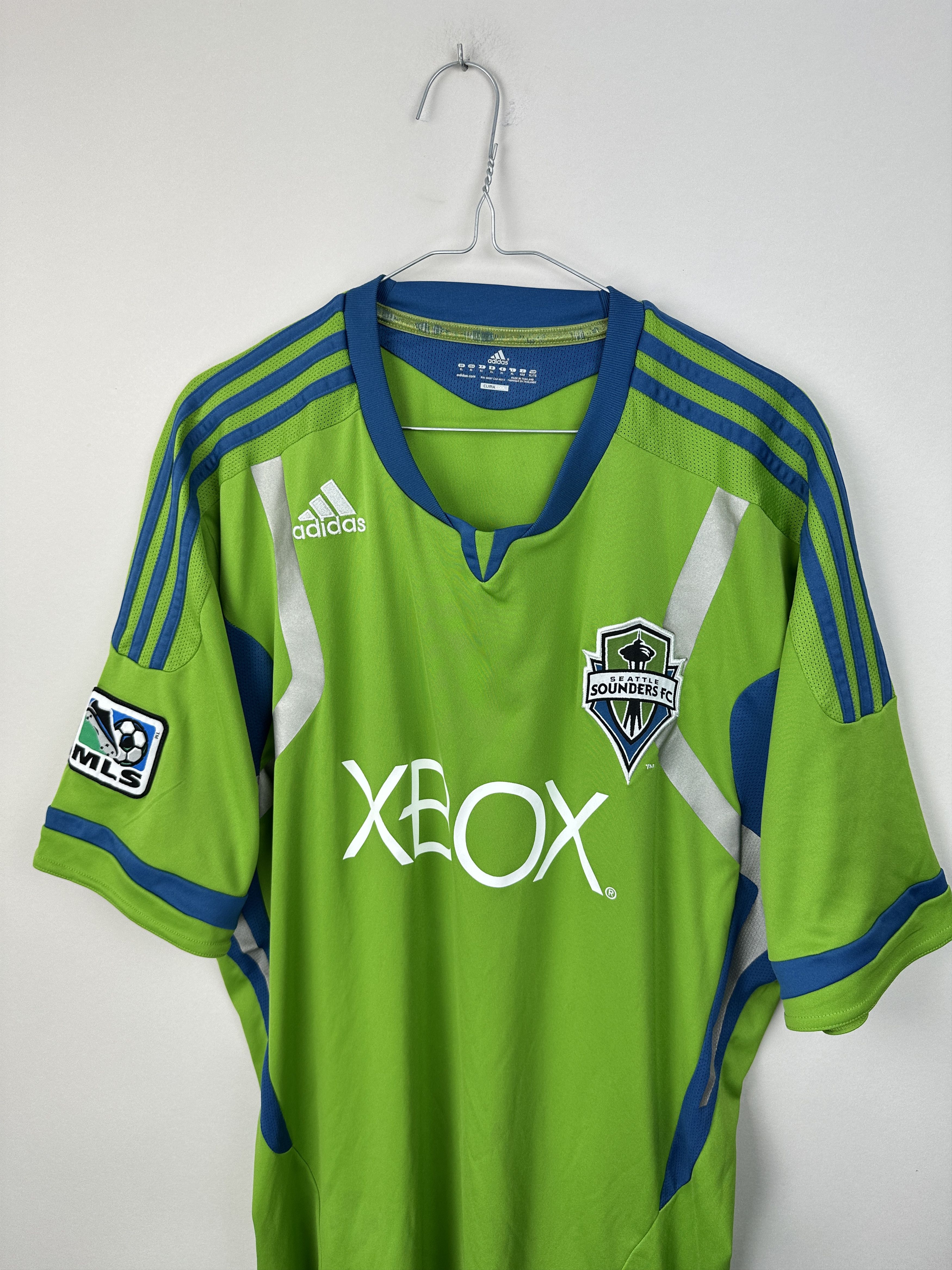 Adidas Seattle Sounders FC 2011/12 Home [XL] Football Soccer Jersey Size US XL / EU 56 / 4 - 3 Thumbnail