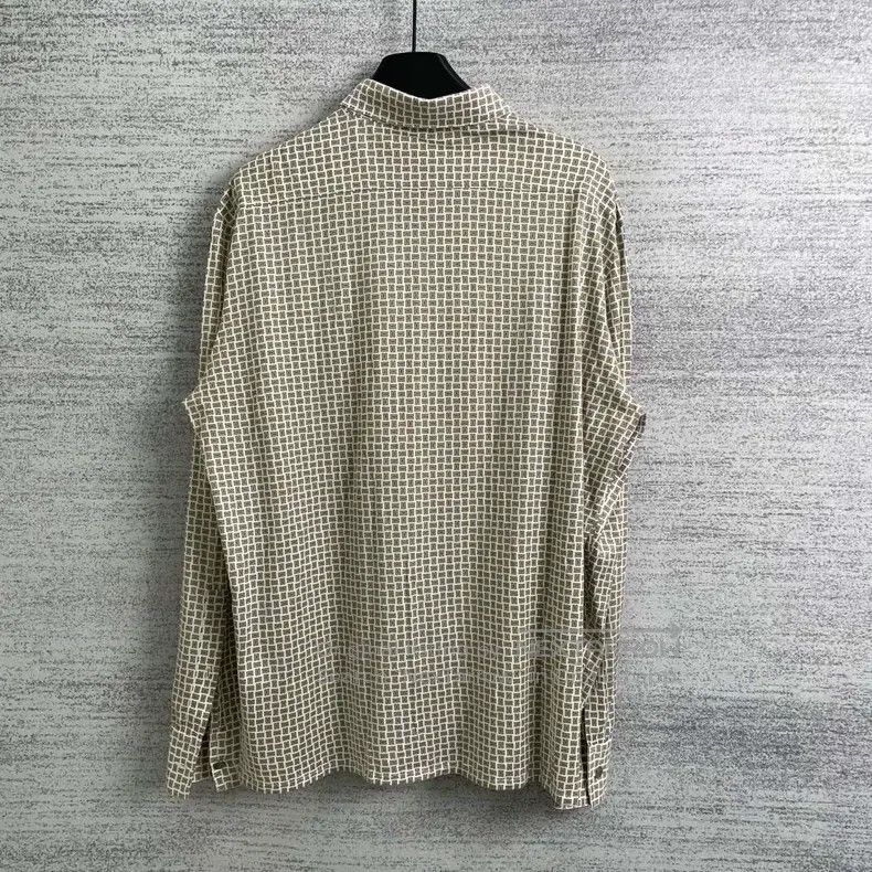 Hermes Hermes H Collar Shirt Size US M / EU 48-50 / 2 - 3 Thumbnail