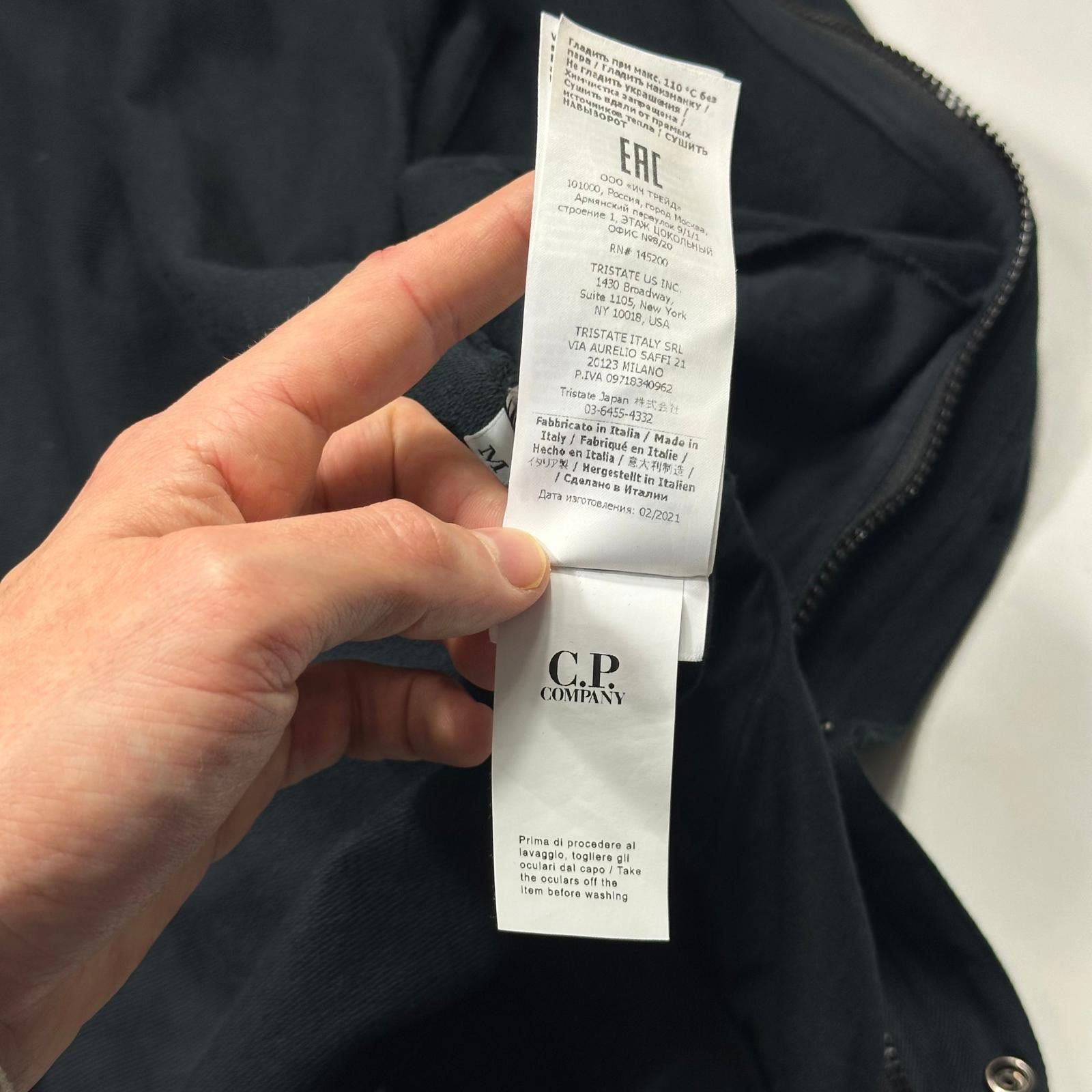 C.P. Company CP Company Lens Goggle Cotton Track Jacket - M/L Size US M / EU 48-50 / 2 - 8 Thumbnail