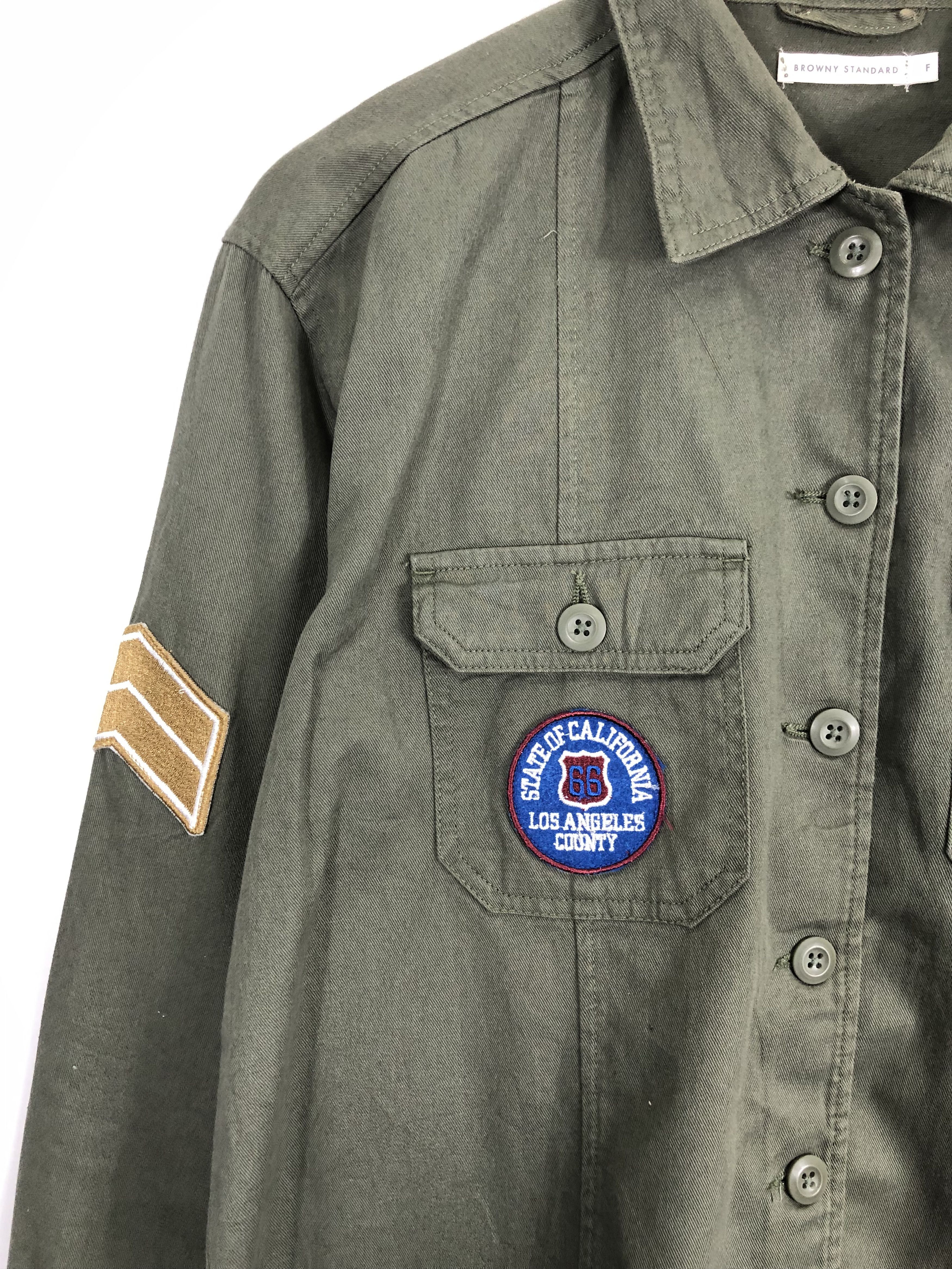 Vintage Vintage Us Army Green Denim Jacket J0663 Size US M / EU 48-50 / 2 - 7 Thumbnail