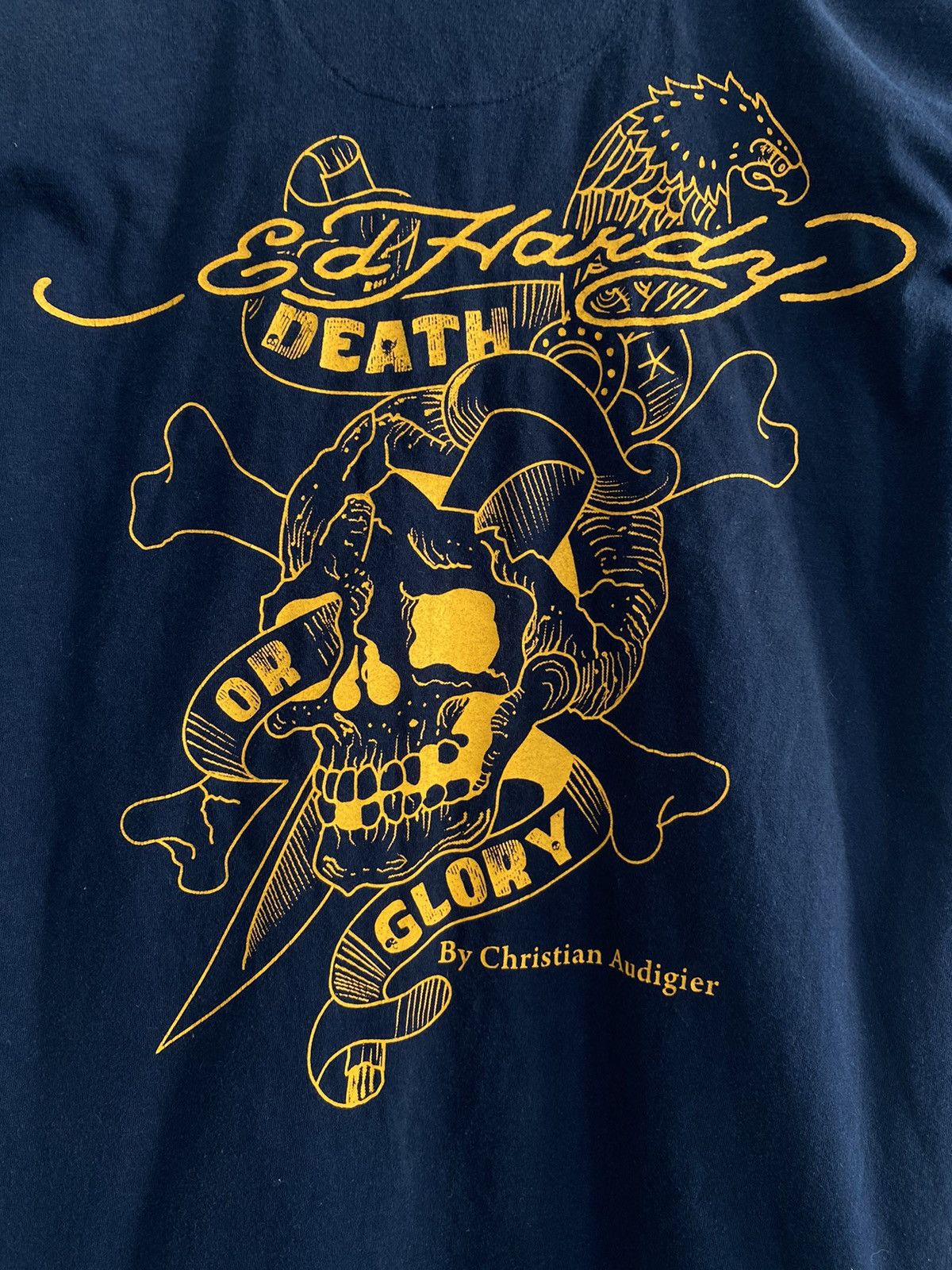 Christian Audigier 🇺🇸💀 Vintage 90s ED Hardy Death or Glory Christian Audigi Size US M / EU 48-50 / 2 - 6 Thumbnail
