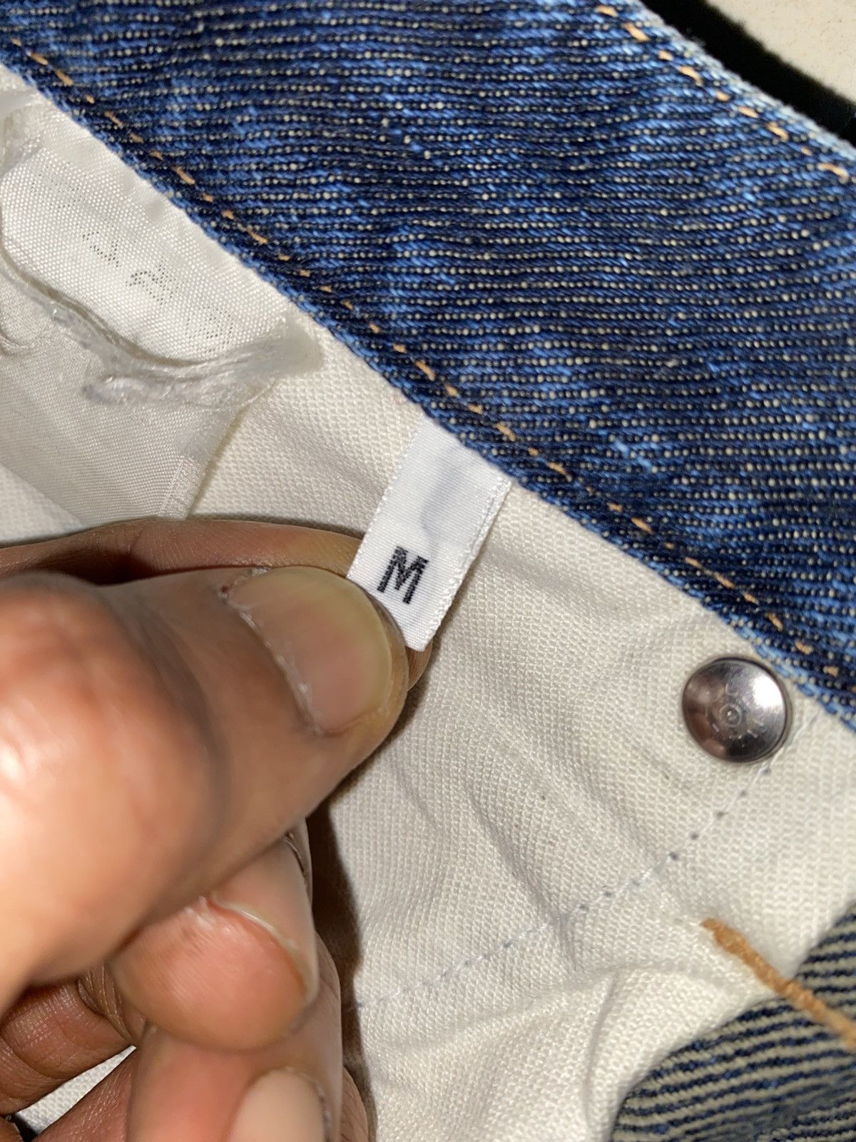 Bape × Vintage Archive Piece A Bathing Ape Selvedge Red Line Jeans Size US 30 / EU 46 - 12 Thumbnail