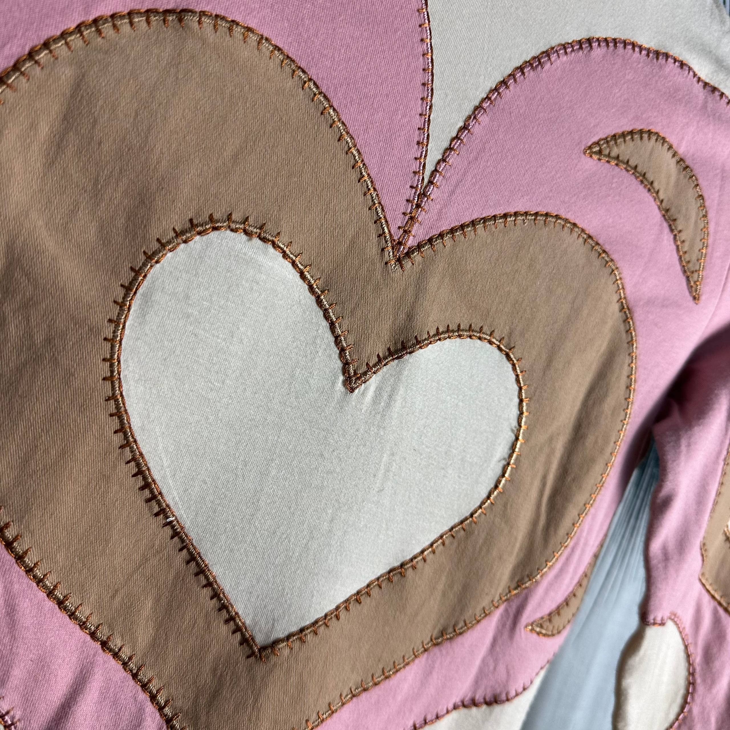 Moschino Moschino Jeans Iconic Heart Swirls Top Size S / US 4 / IT 40 - 11 Thumbnail