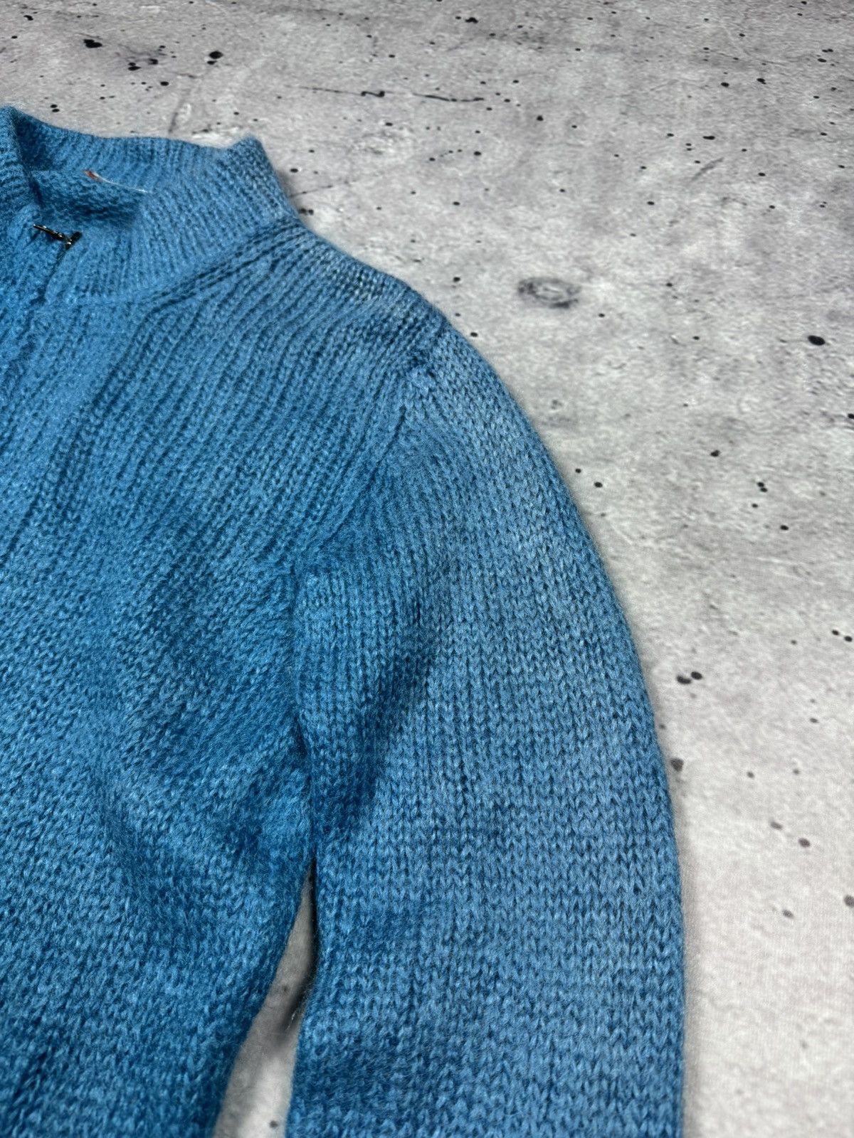 Prada Archive Prada Mohair Zip Sweater Size US L / EU 52-54 / 3 - 5 Thumbnail