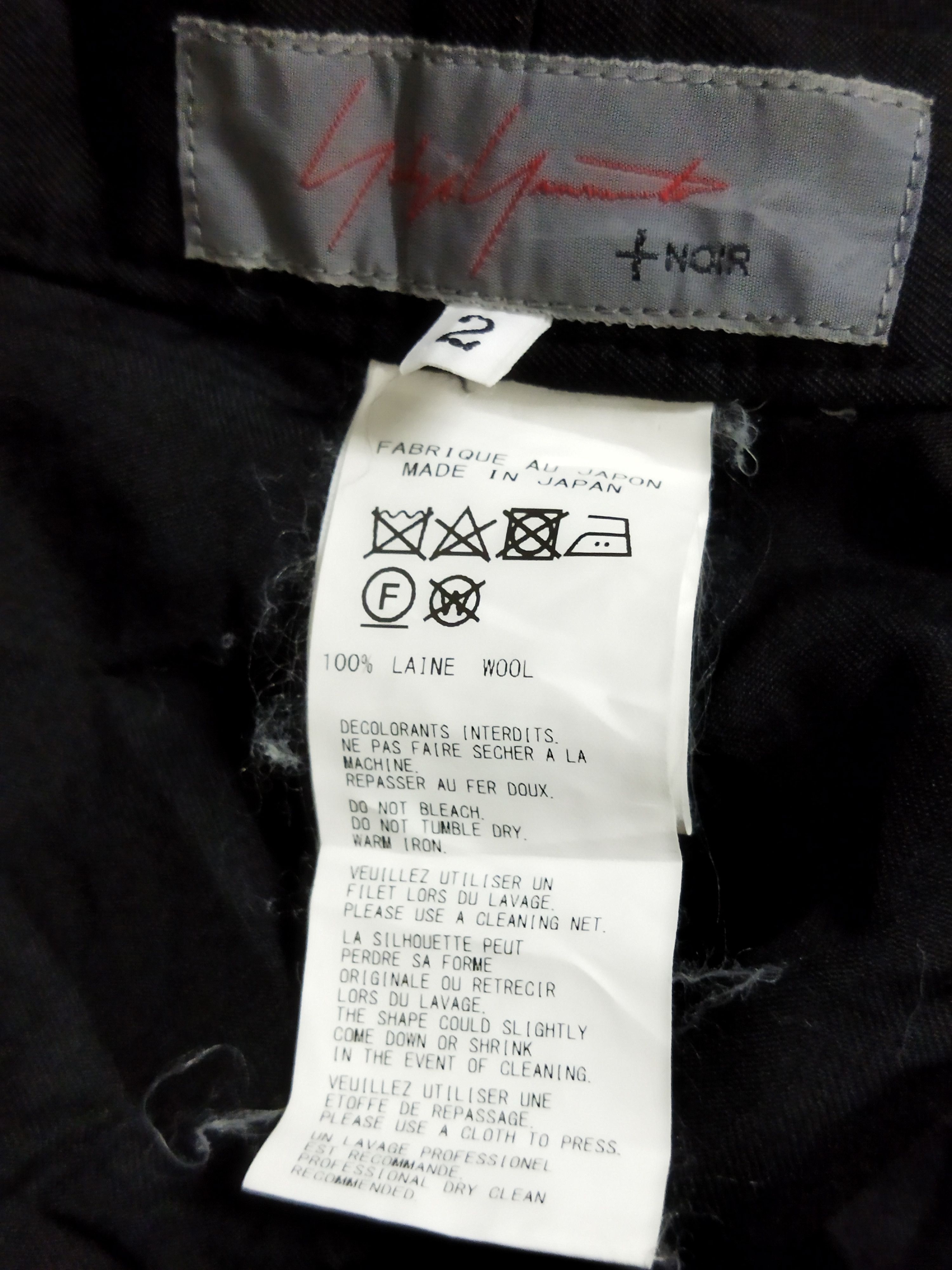 Yohji Yamamoto Yohji Yamamoto Noir Wide Pants Size 29" - 4 Thumbnail