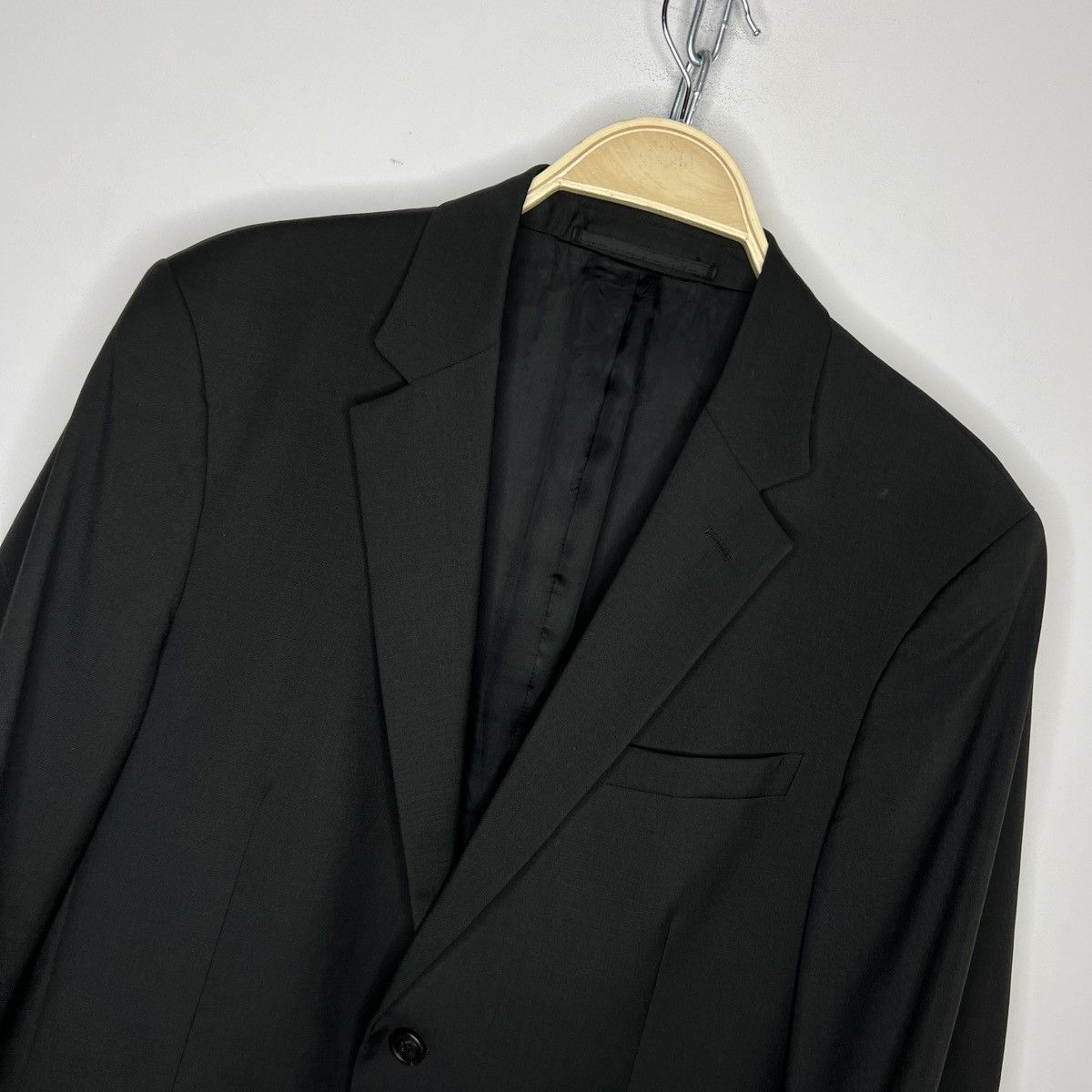 Designer × Prada Prada Black Wool 2 Buttons Classic Blazer Light Jacket Size US M / EU 48-50 / 2 - 4 Thumbnail