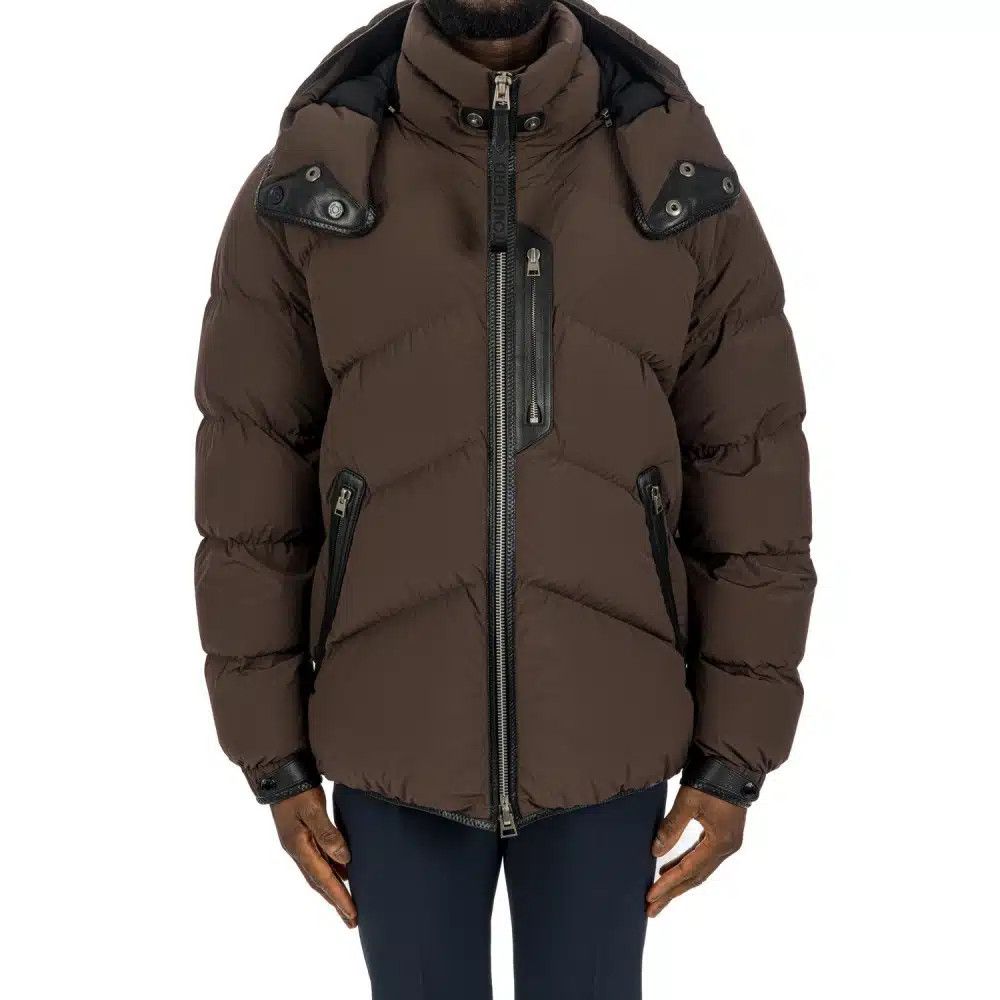 Tom Ford o1loc1c1125 OJD001 Down Jacket in Brown Size US XXL / EU 58 / 5 - 2 Thumbnail