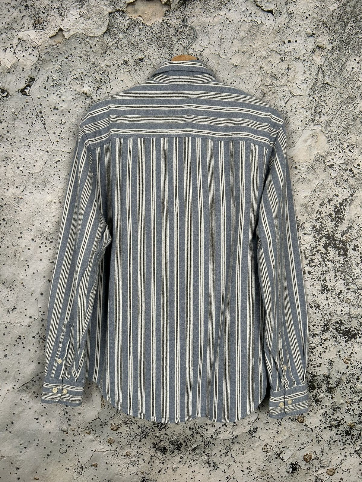 Zara Zara Stripe Shirt Streetwear Basic Classic Premium Size US L / EU 52-54 / 3 - 3 Thumbnail