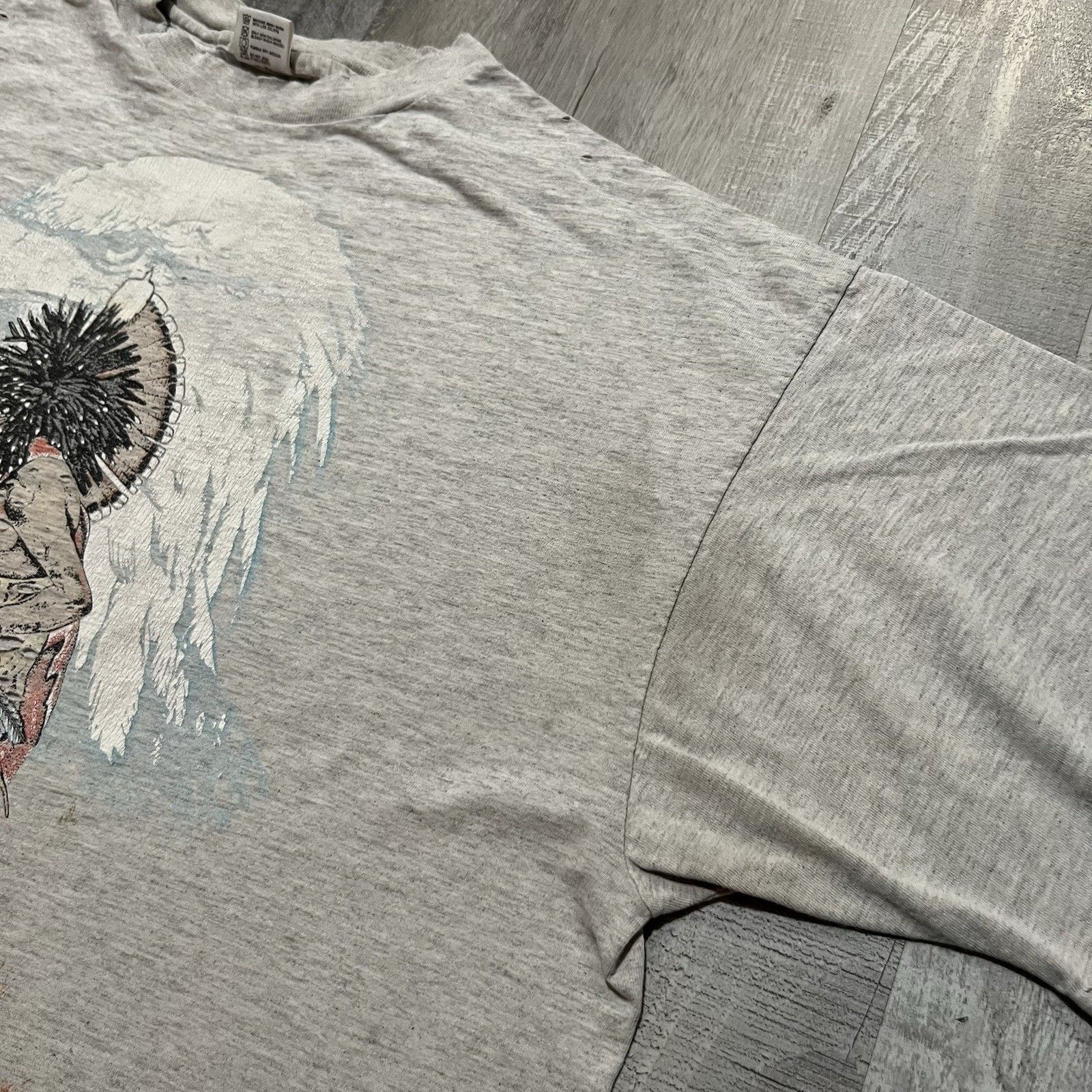 Anvil VTG Arizona Native American Tee Paper Thin Distressed Tee 2X Size US XXL / EU 58 / 5 - 6 Thumbnail