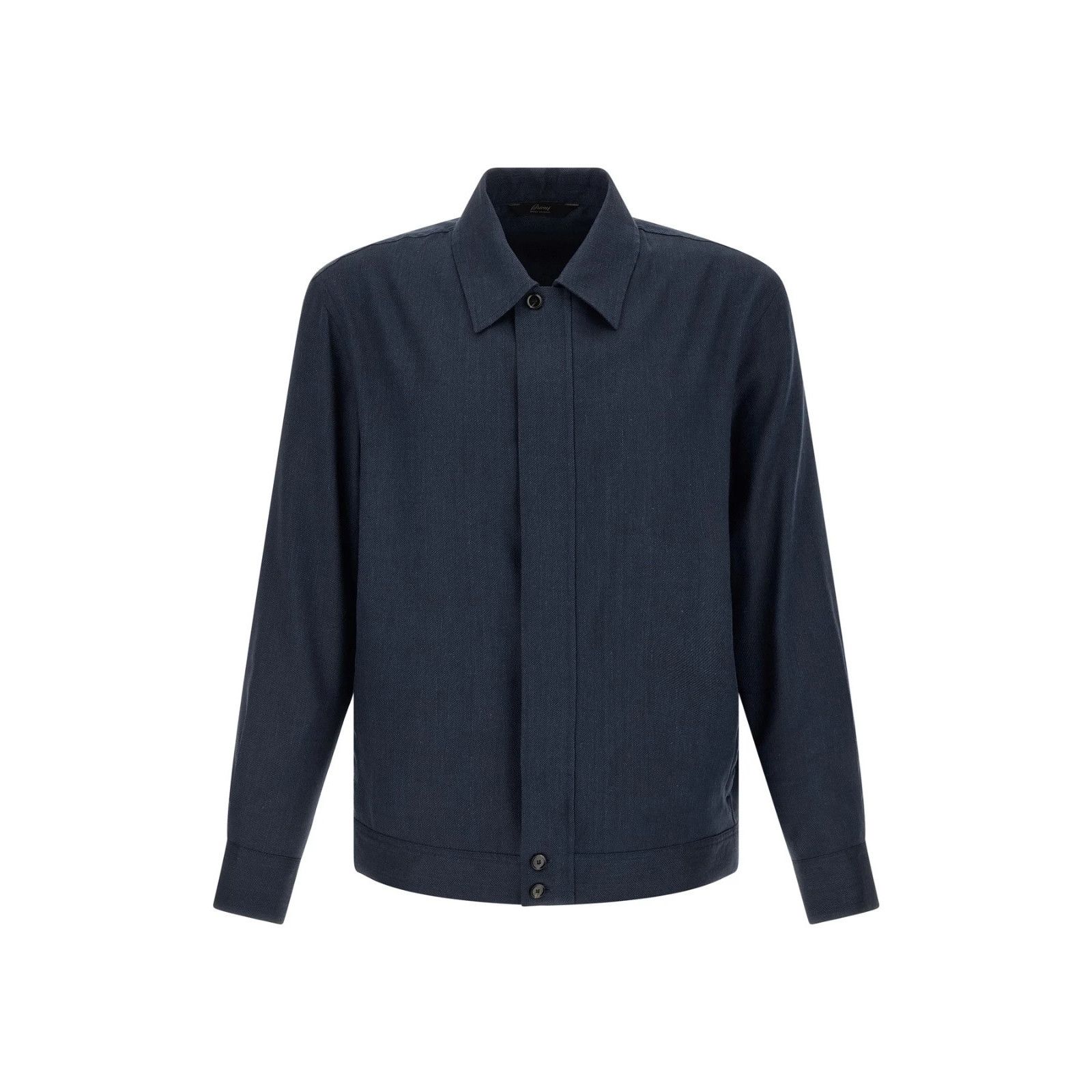 Brioni BRIONI Linen/Wool Blue Jacket New & Authentic (Men's size:L; Size US L / EU 52-54 / 3 - 1 Thumbnail