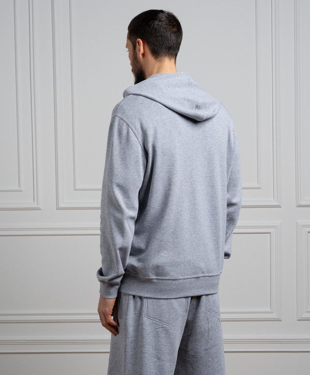 Brunello Cucinelli o1w1db10924 Cardigan in Grey Size US XXL / EU 58 / 5 - 4 Thumbnail