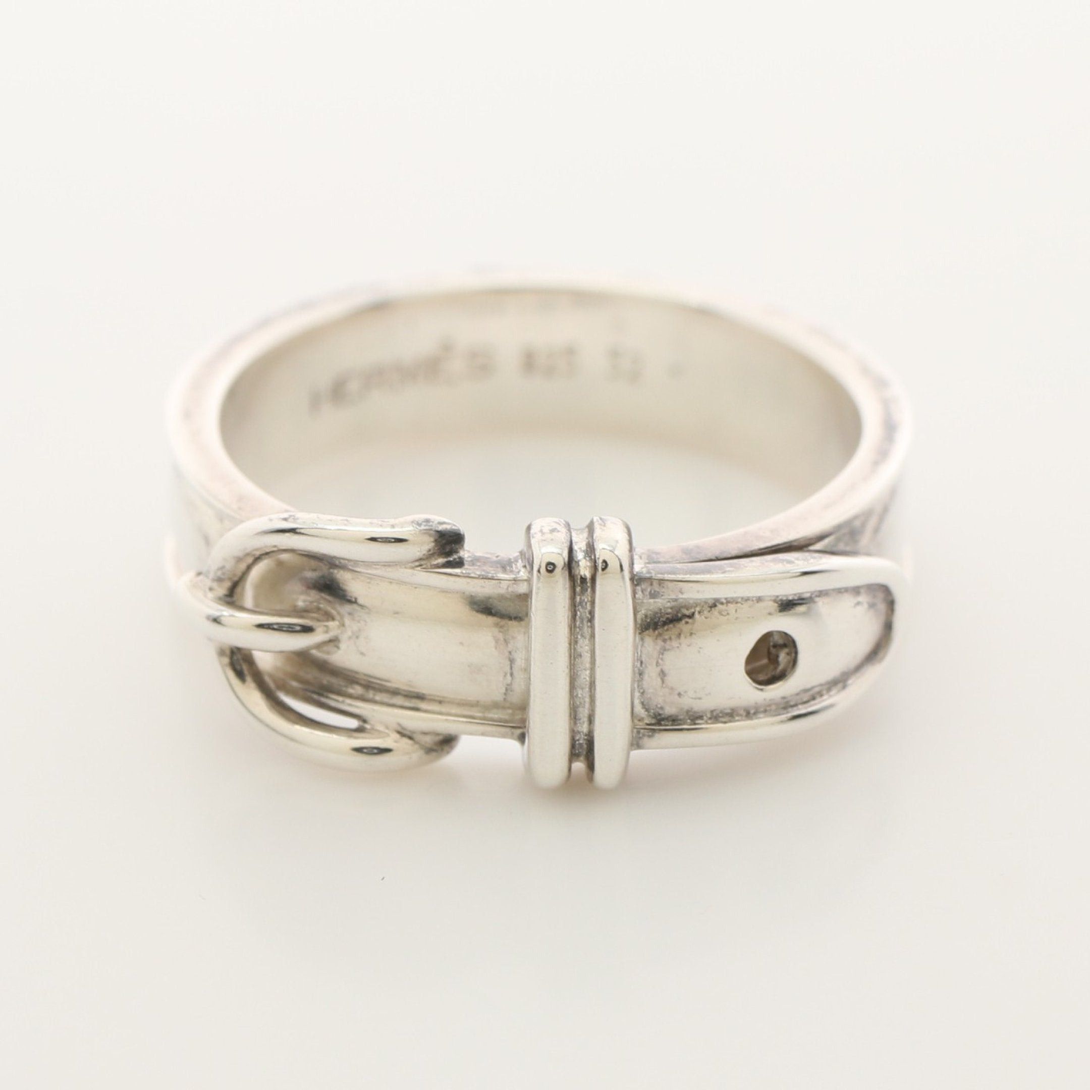 image of Hermes Santure Ring Ring Sv925 Silver, Women's