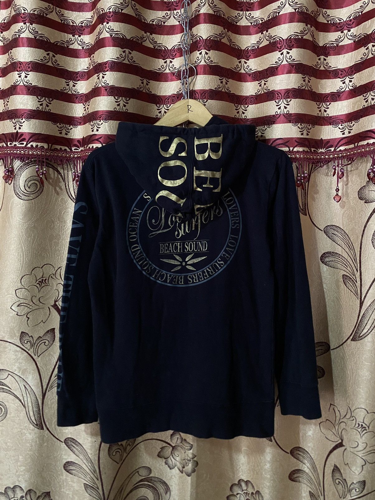Japanese Brand Japanes Beach Sound Hoodie Size US M / EU 48-50 / 2 - 2 Thumbnail