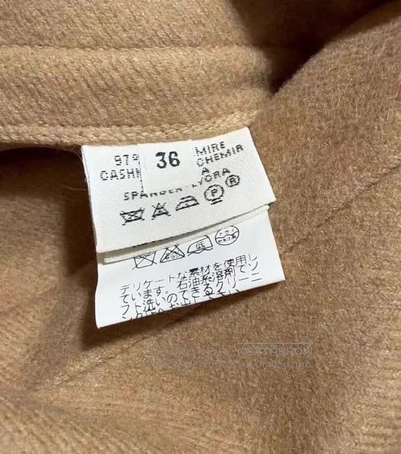 Hermes Hermes Double-faced cashmere camel coat from Margiela era Size XS / US 0-2 / IT 36-38 - 6 Thumbnail
