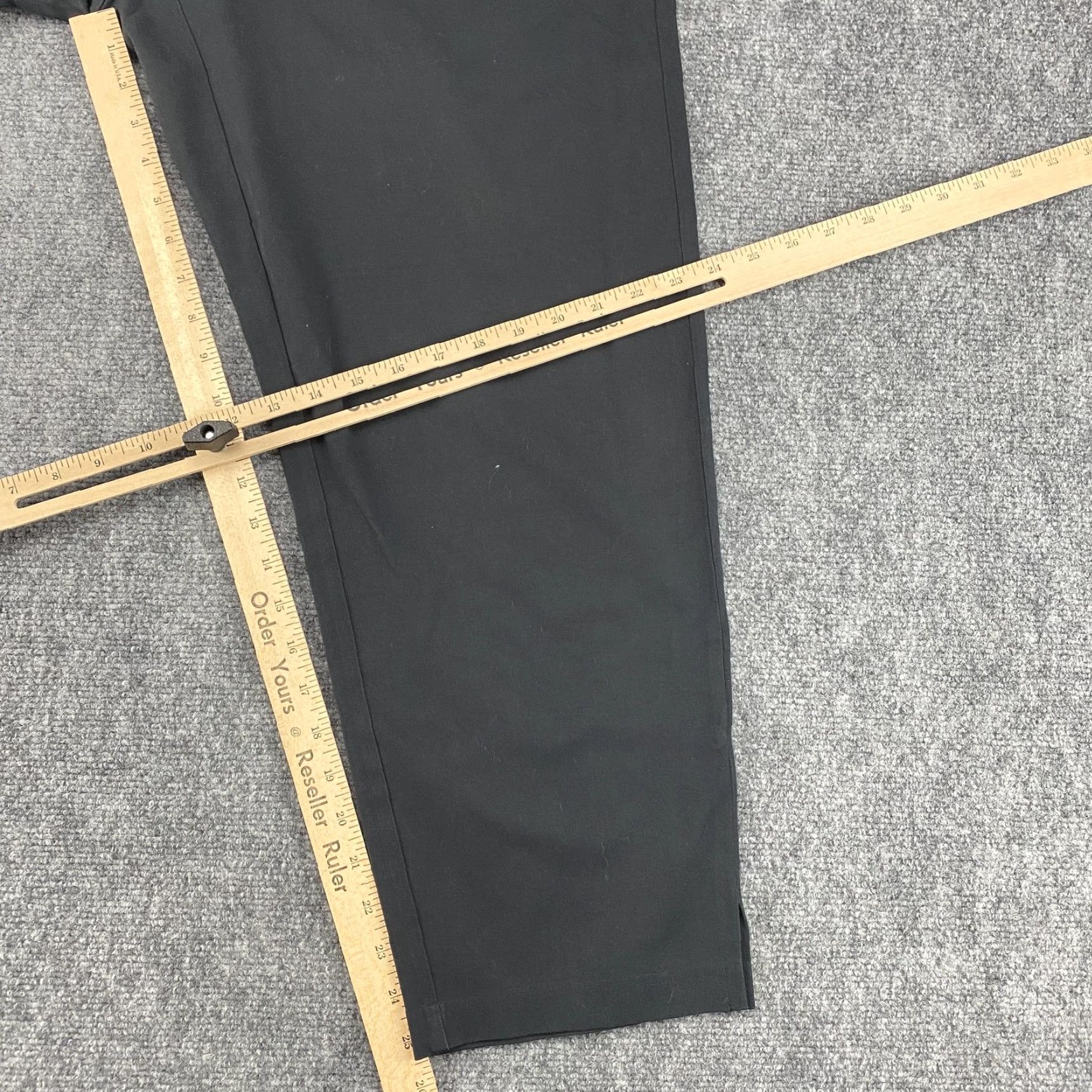 Eileen Fisher Eileen Fisher Pants Womens Large Black Pull On Elastic Waist Tapered Ankle Slit Size 36" / US 14 / IT 50 - 4 Thumbnail