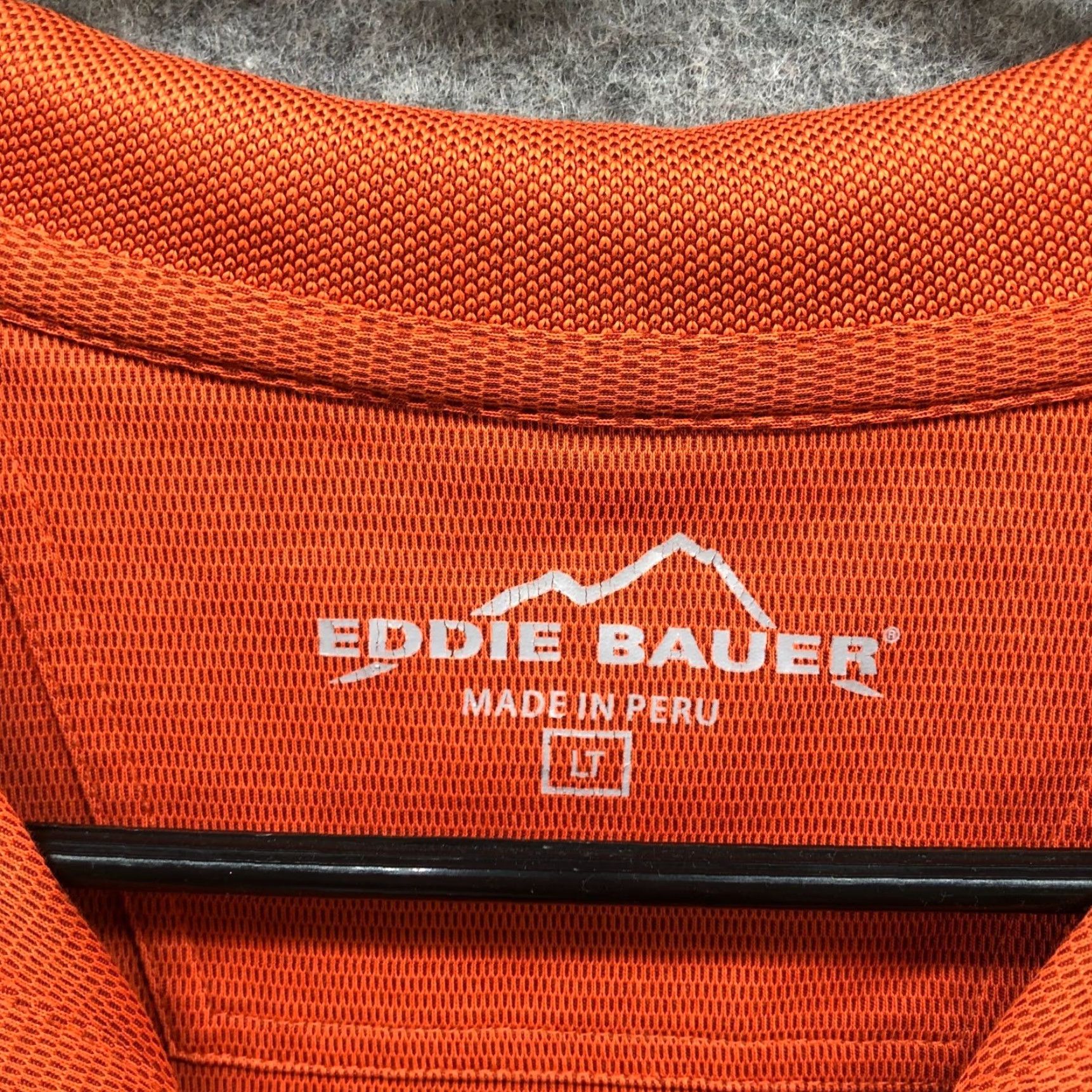 Eddie Bauer Eddie Bauer Performance Polo Shirt Mens LT Orange Short Sleeve Active Pima Size US L / EU 52-54 / 3 - 5 Thumbnail