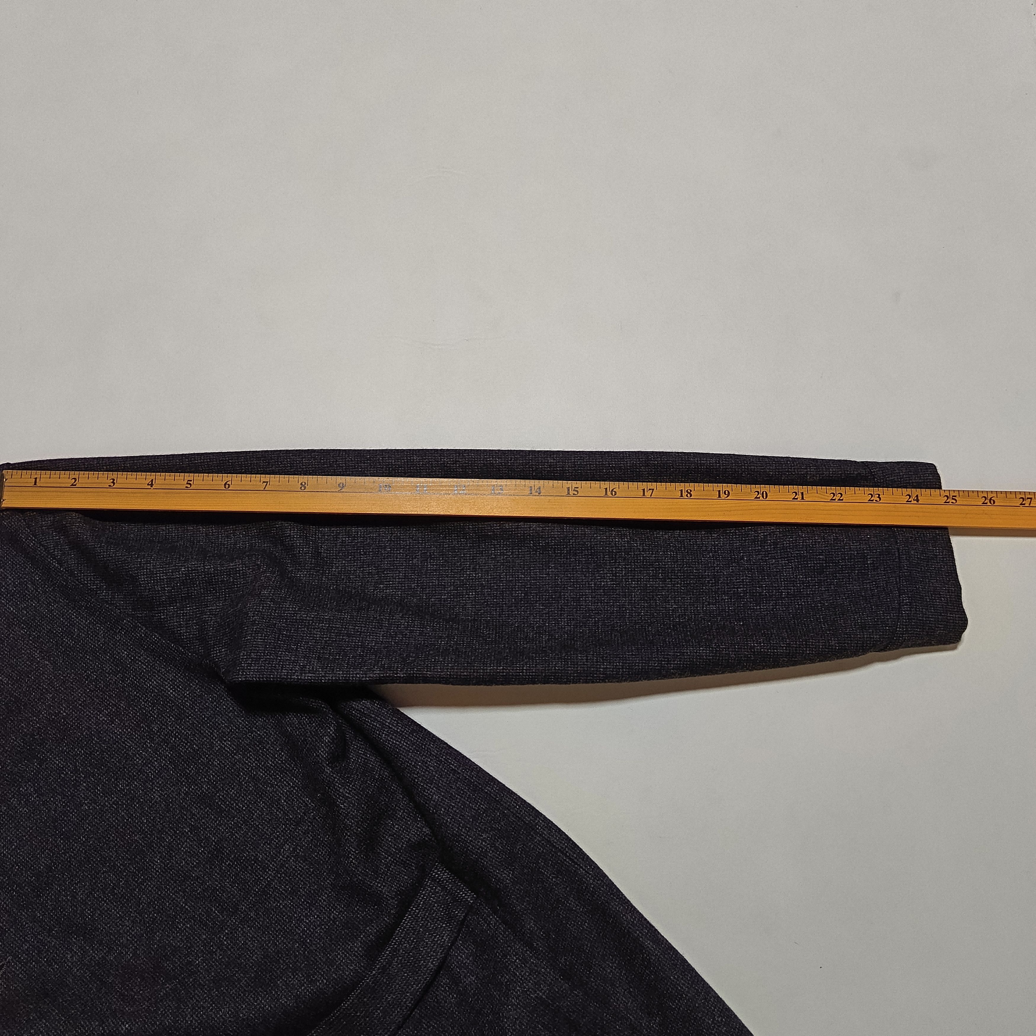 S.E.H. Kelly S.E.H. Kelly Charcoal Black Wool Cashmere Work Jacket Size US M / EU 48-50 / 2 - 9 Thumbnail