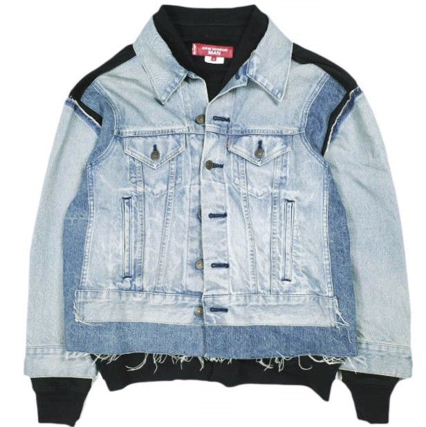 Other Other Junya Watanabe Man Comme des Garcons x Levi's WO-J206 Cotton Denim Jacket Denim Outerwear WO-J206 DUTY FREE for USA Size ONE SIZE - 1 Thumbnail