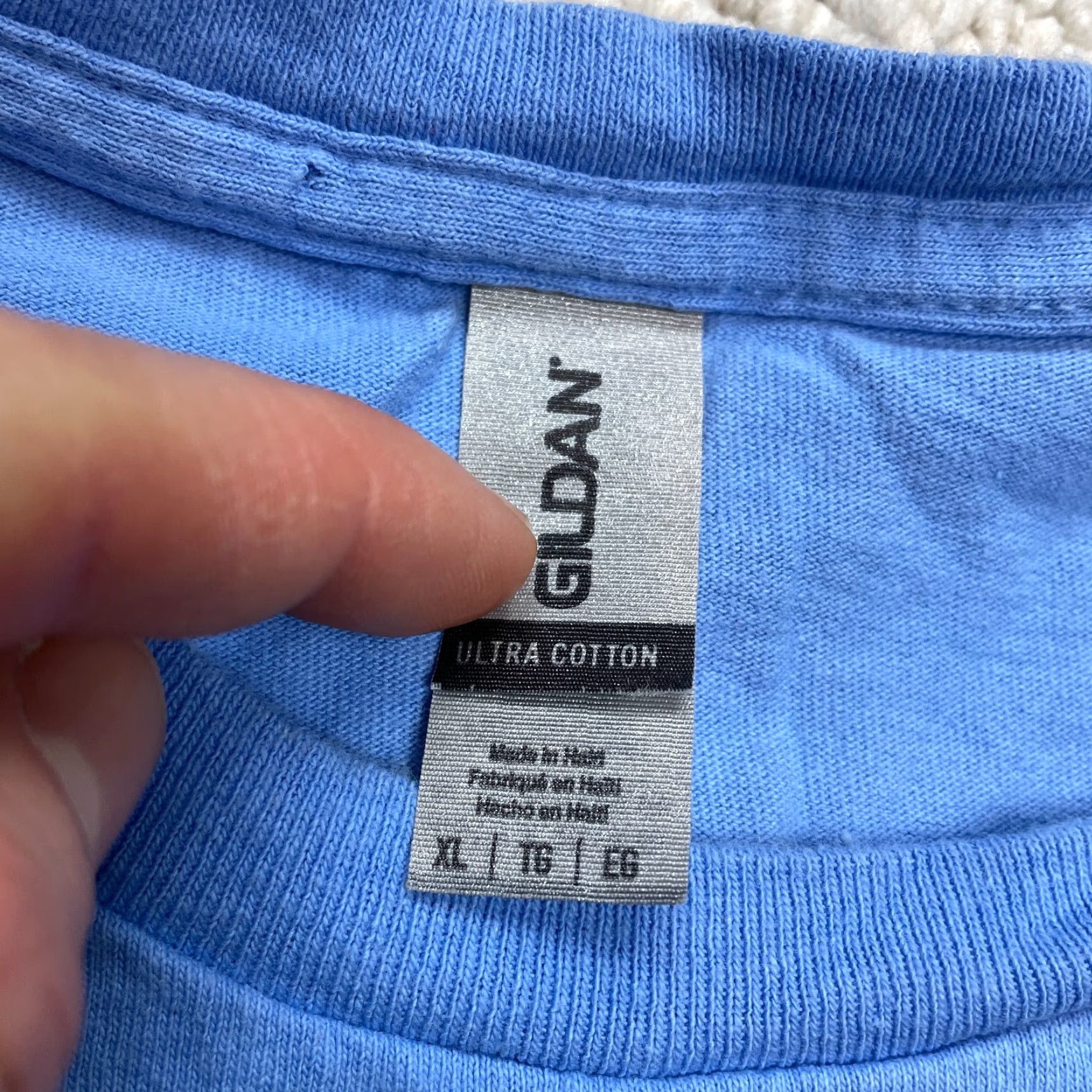 Gildan Gildan Ultra Cotton Shirt Adult XL Light Blue Dixie United Methodist Graphic Tee T-Shirt Crew Neck Short Sleeve Mens Size US XL / EU 56 / 4 - 4 Thumbnail