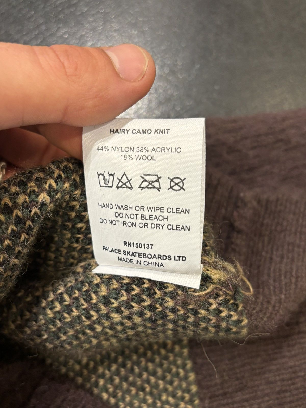 Palace Palace Hairy Camo Knit Sweater Size US S / EU 44-46 / 1 - 6 Thumbnail